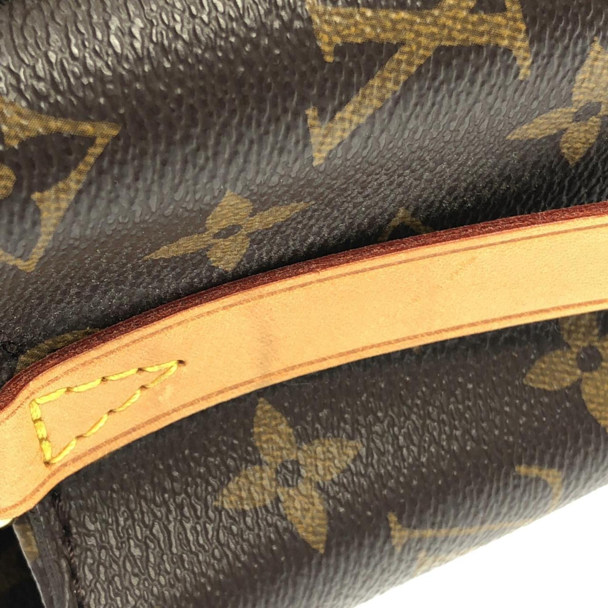 Louis Vuitton Marron Coated Canvas Handbag (Pre-Owned)