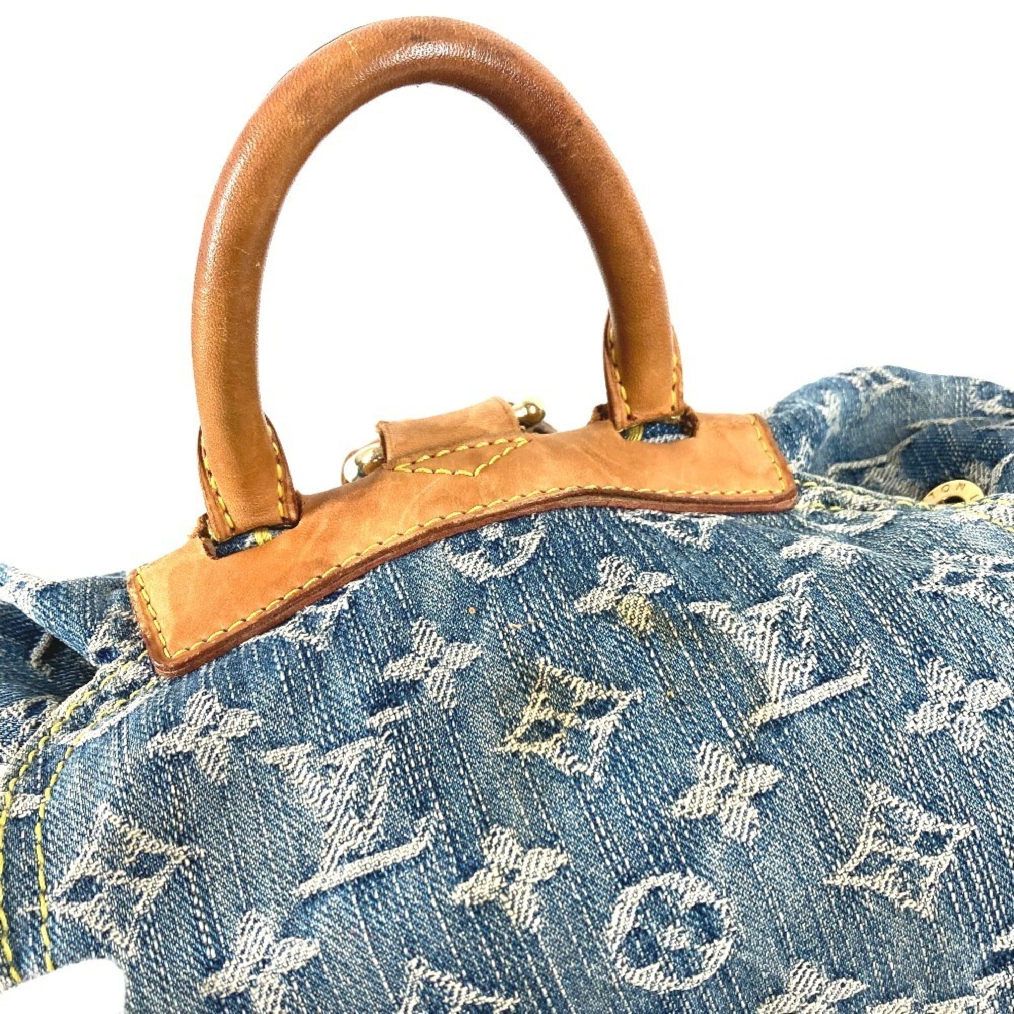 Louis Vuitton Blue Monogram Denim Backpack (Pre-Owned)