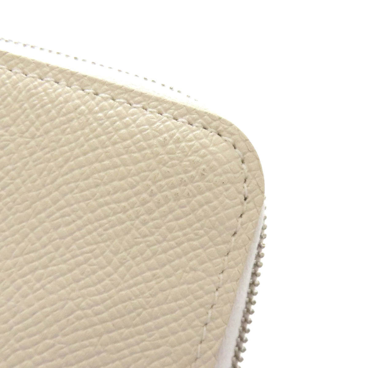 Hermes White Epsom Leather Coin Purse/Coin Case (Pre-Owned)