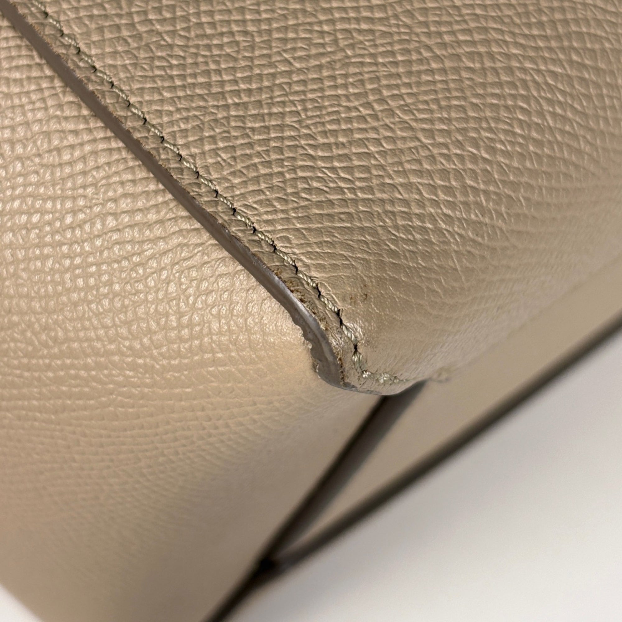 Celine Beige Leather Handbag (Pre-Owned)