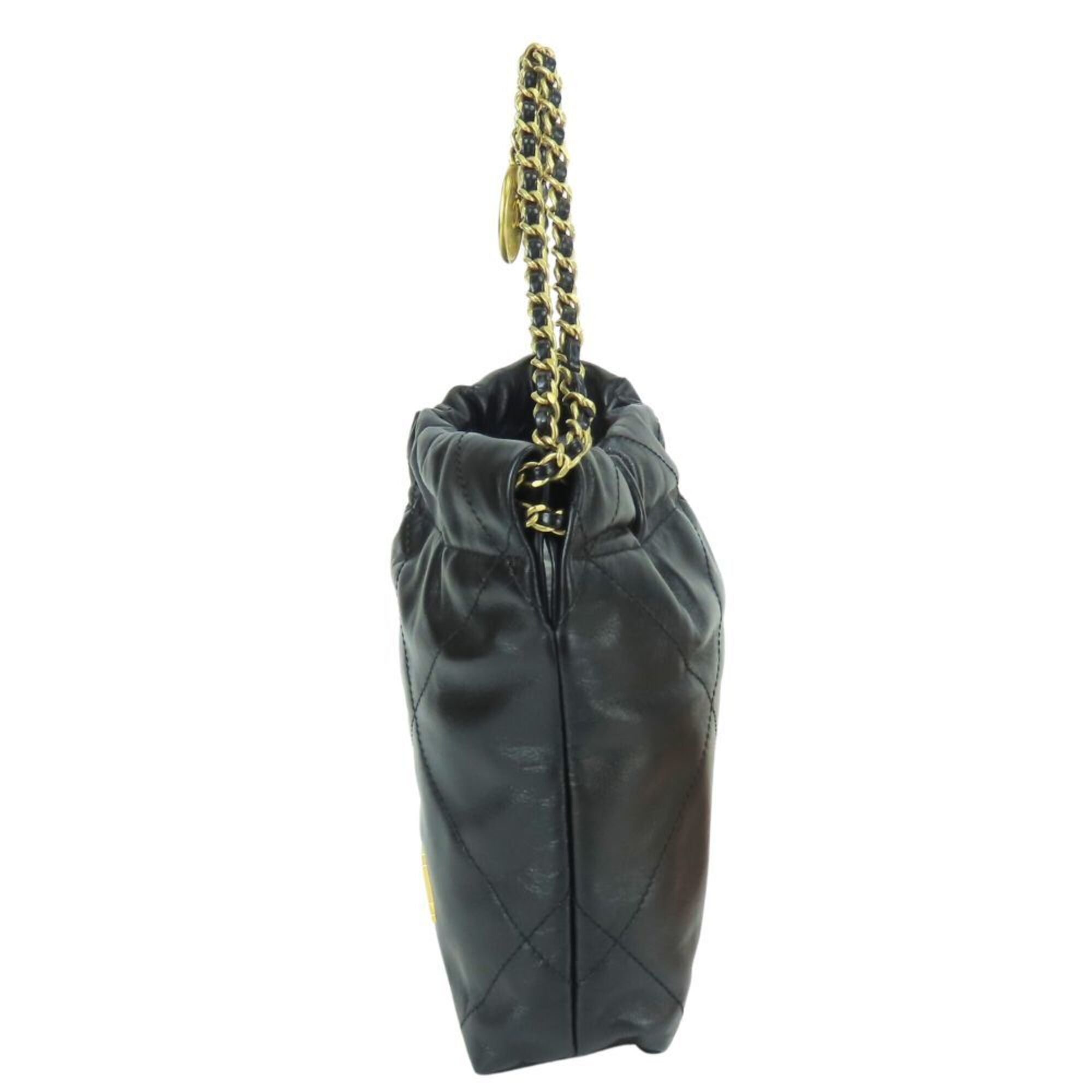 Chanel Black Handbag Shoulder Bag (Pre-Owned)