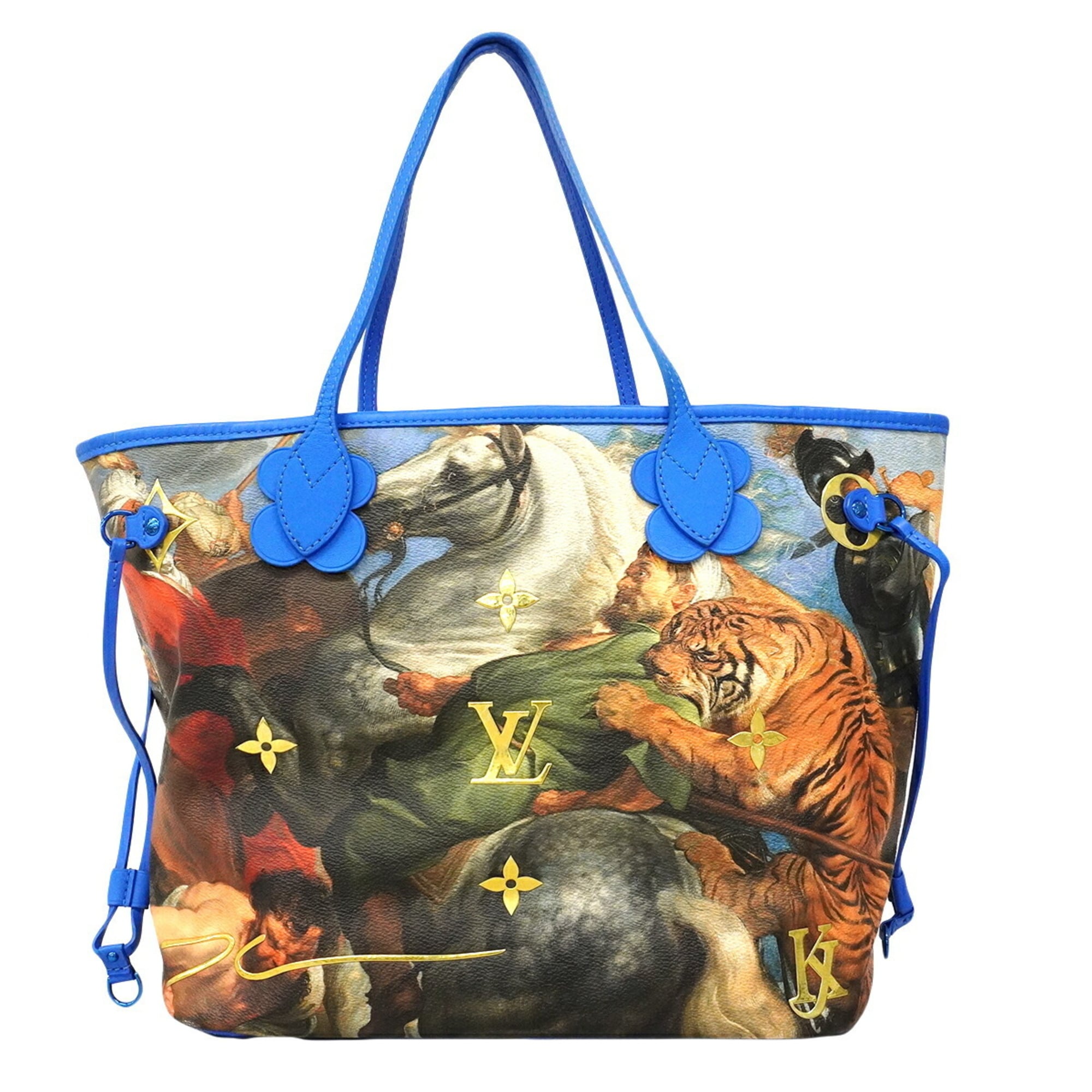 Louis Vuitton Blue Multi-Color Tote Bag (Pre-Owned)