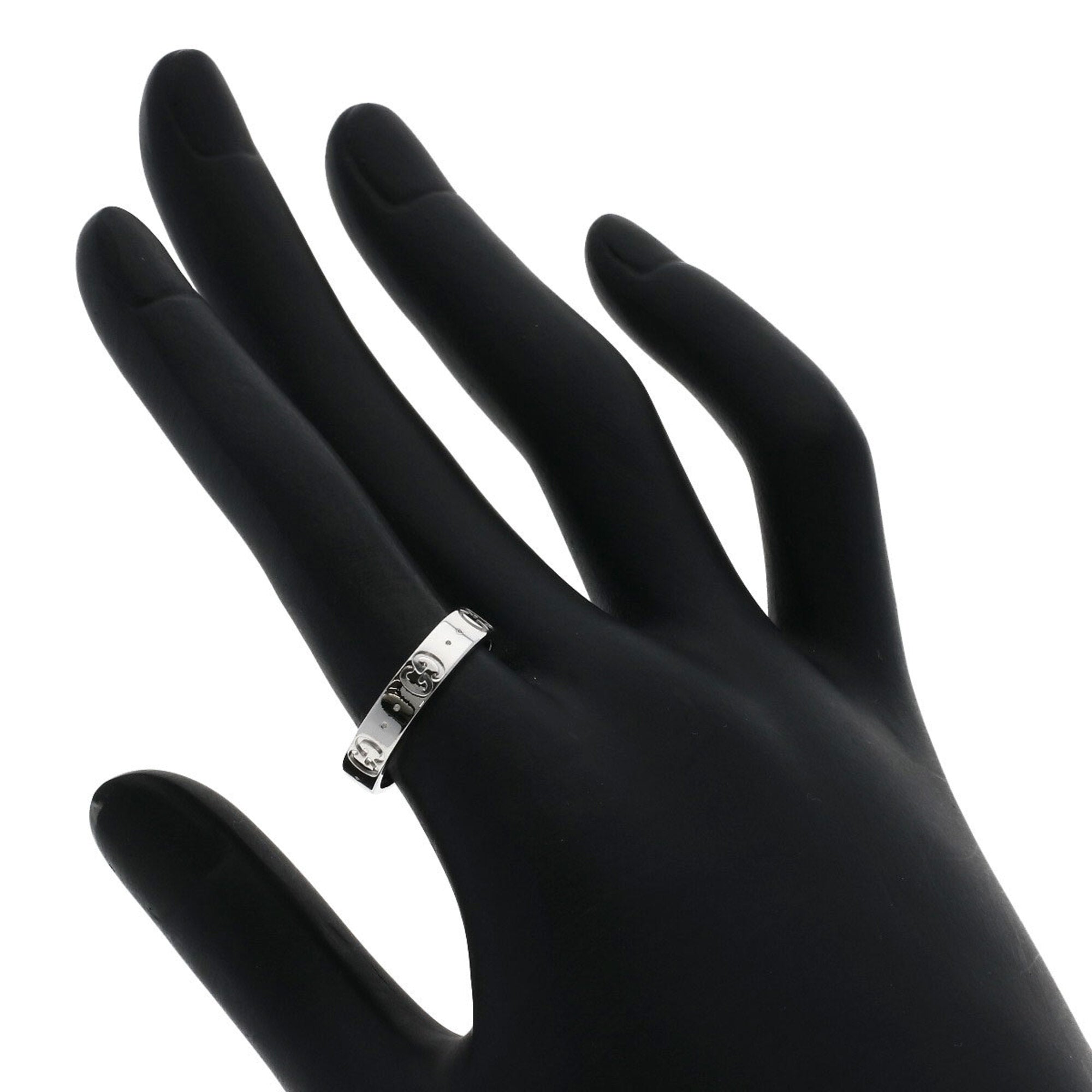 Gucci White Gold (18K) Band Ring (Pre-Owned)