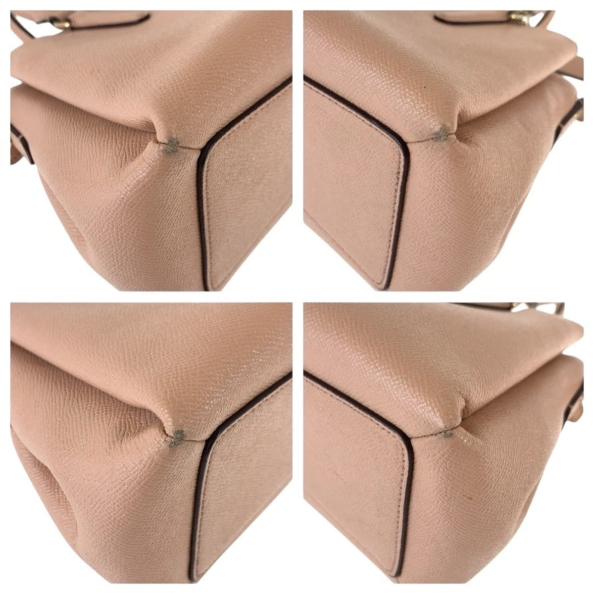 Coach Pink Beige Pvc Handbag Shoulder Bag (Pre-Owned)