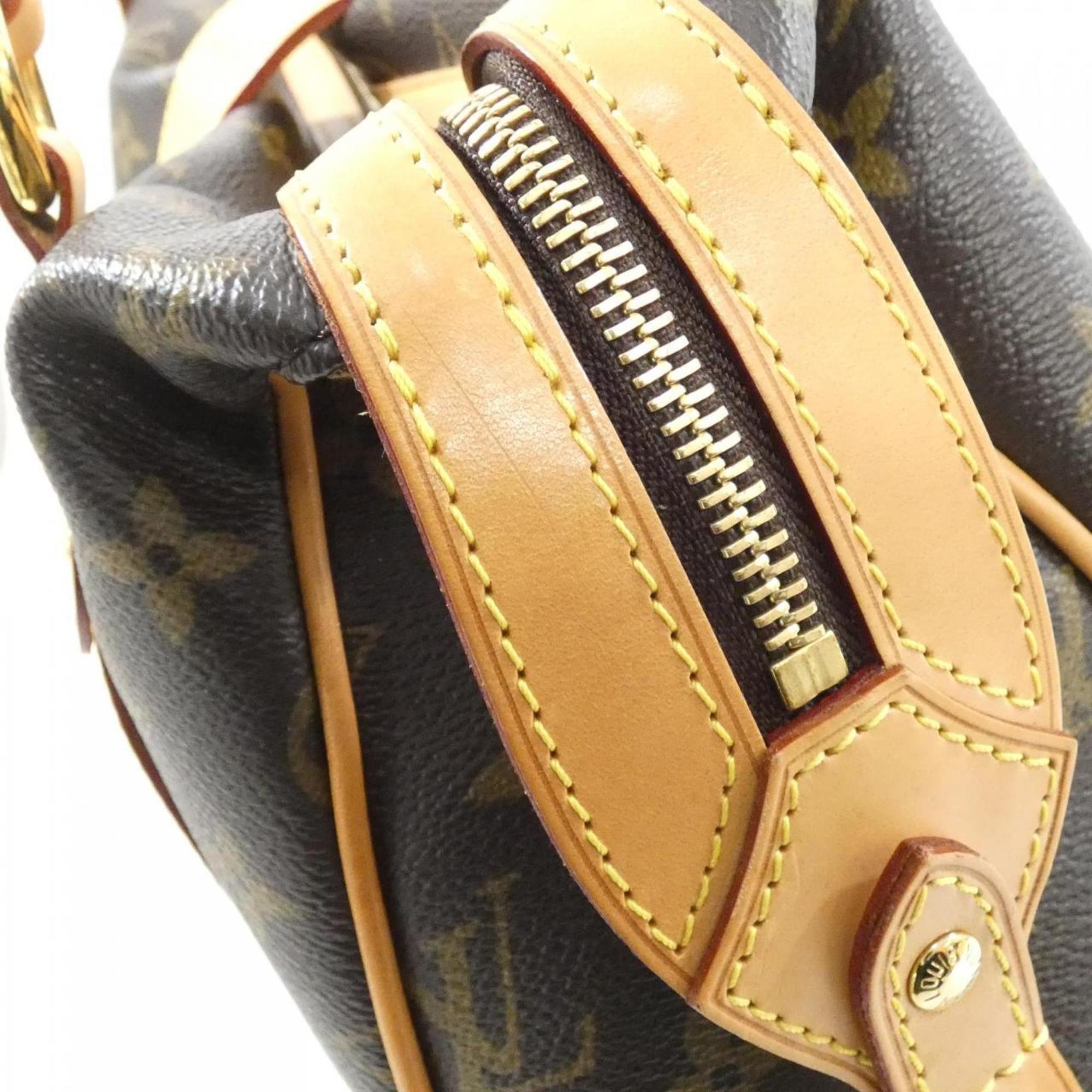 Louis Vuitton Brown Coated Canvas Shoulder Bag (Pre-Owned)