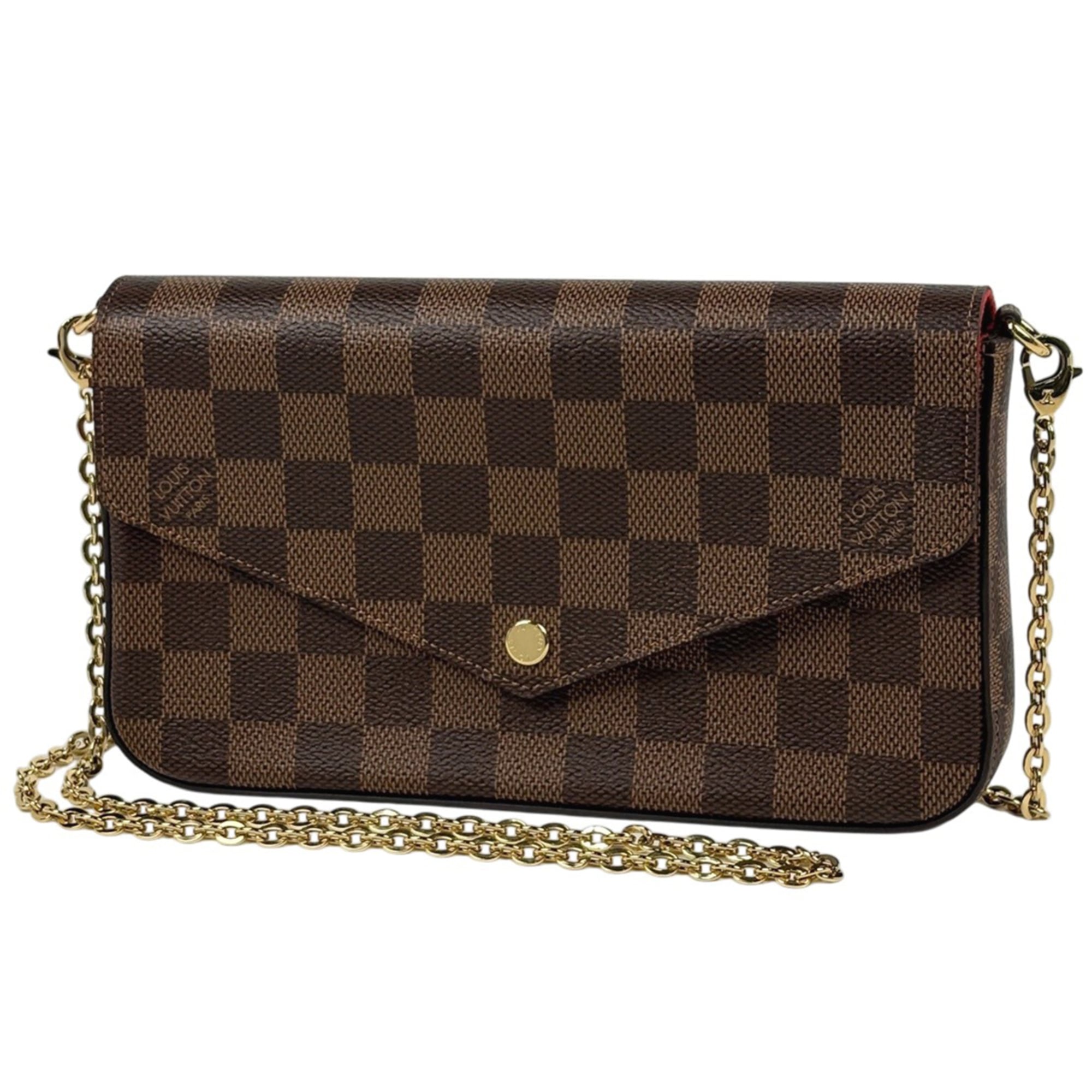 Louis Vuitton Brown Pochette Shoulder Bag (Pre-Owned)