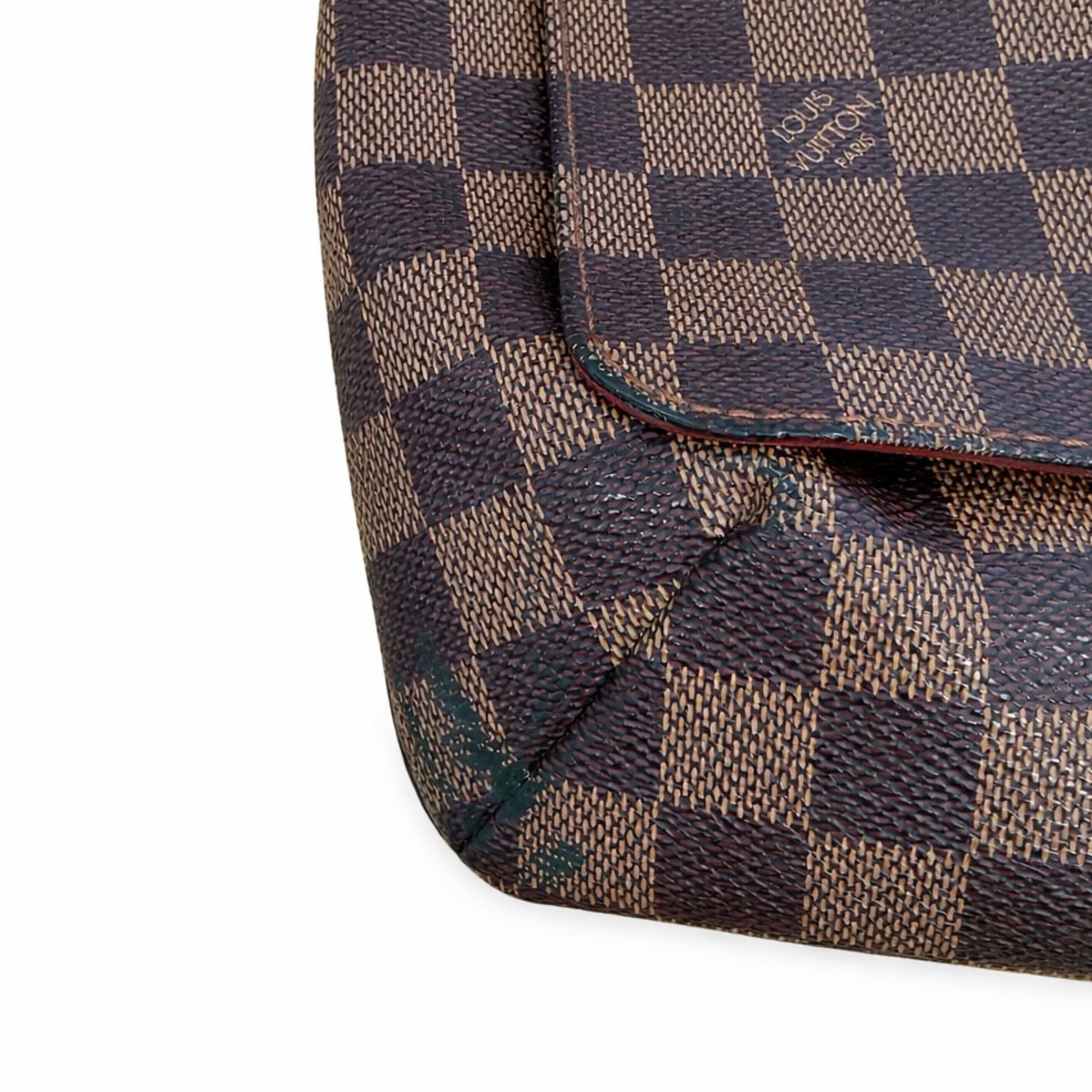 Louis Vuitton Brown Pvc Leather Shoulder Bag (Pre-Owned)