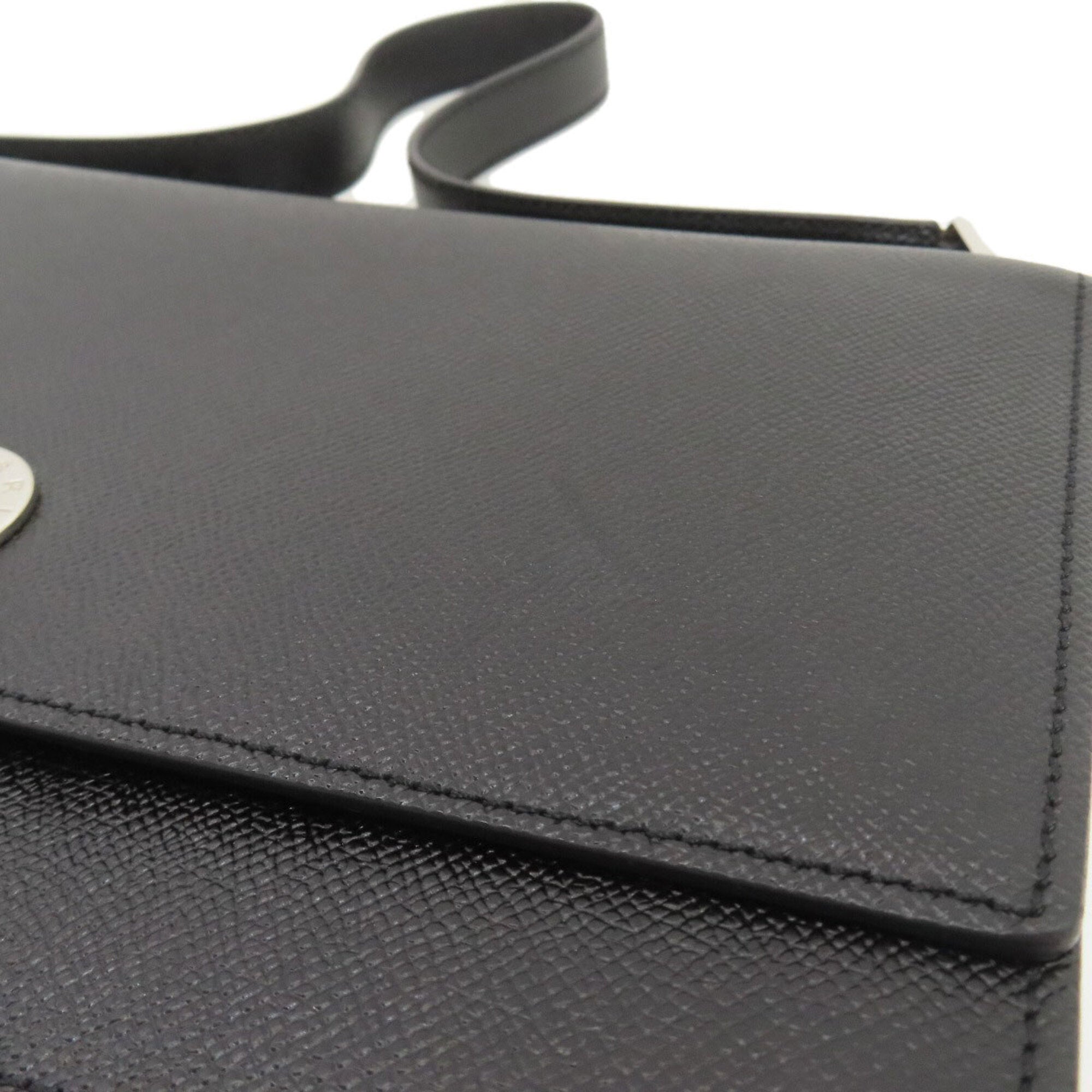 Bvlgari Black Leather Shoulder Bag (Pre-Owned)