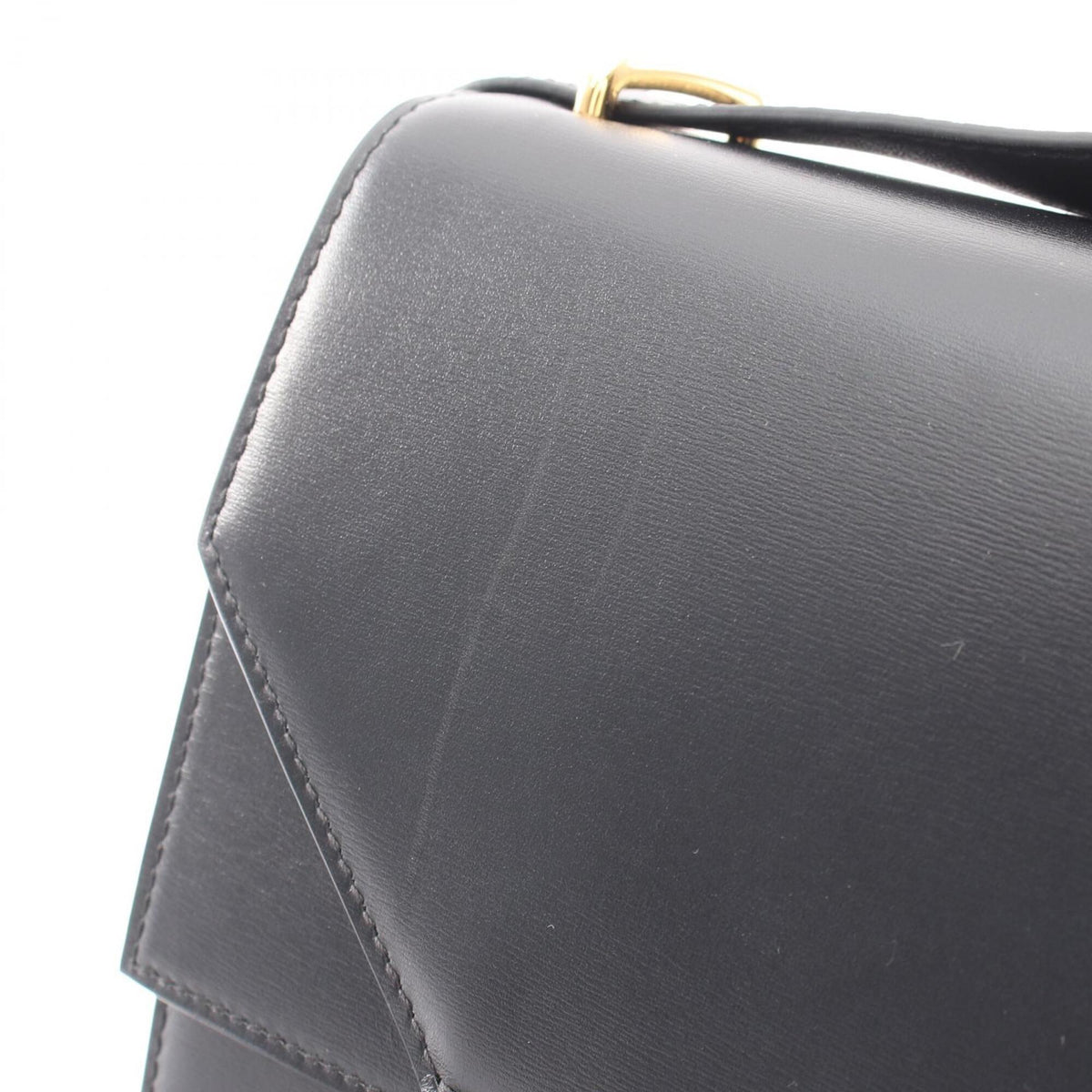 Bottega Veneta Black Leather Handbag Shoulder Bag (Pre-Owned)