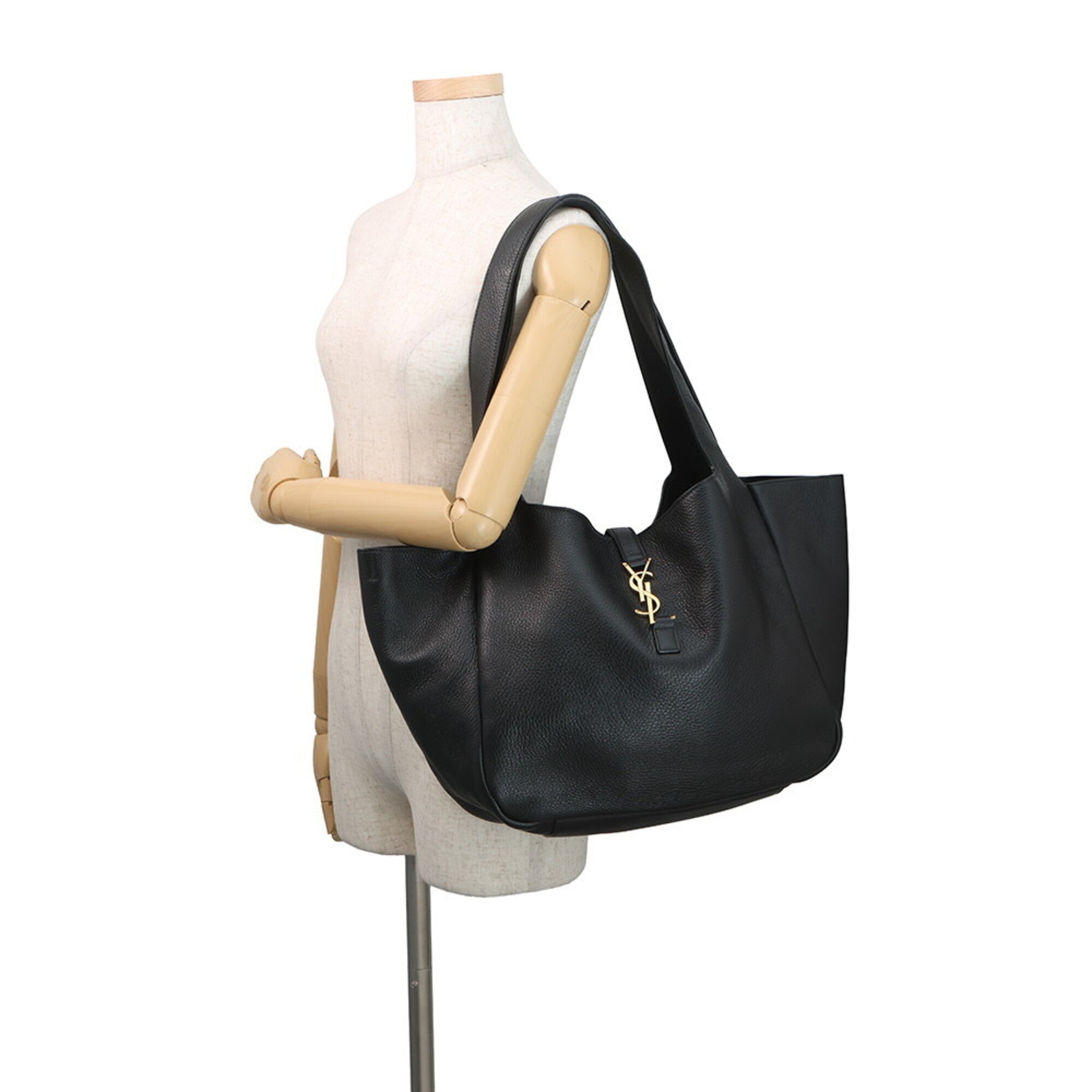 Yves Saint Laurent Black Handbag Tote Bag (Pre-Owned)