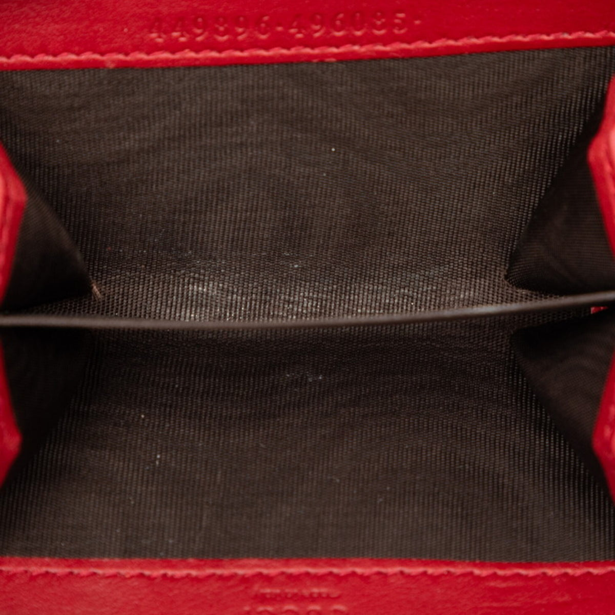 Gucci Red Color Leather Coin Purse/Coin Case (Pre-Owned)