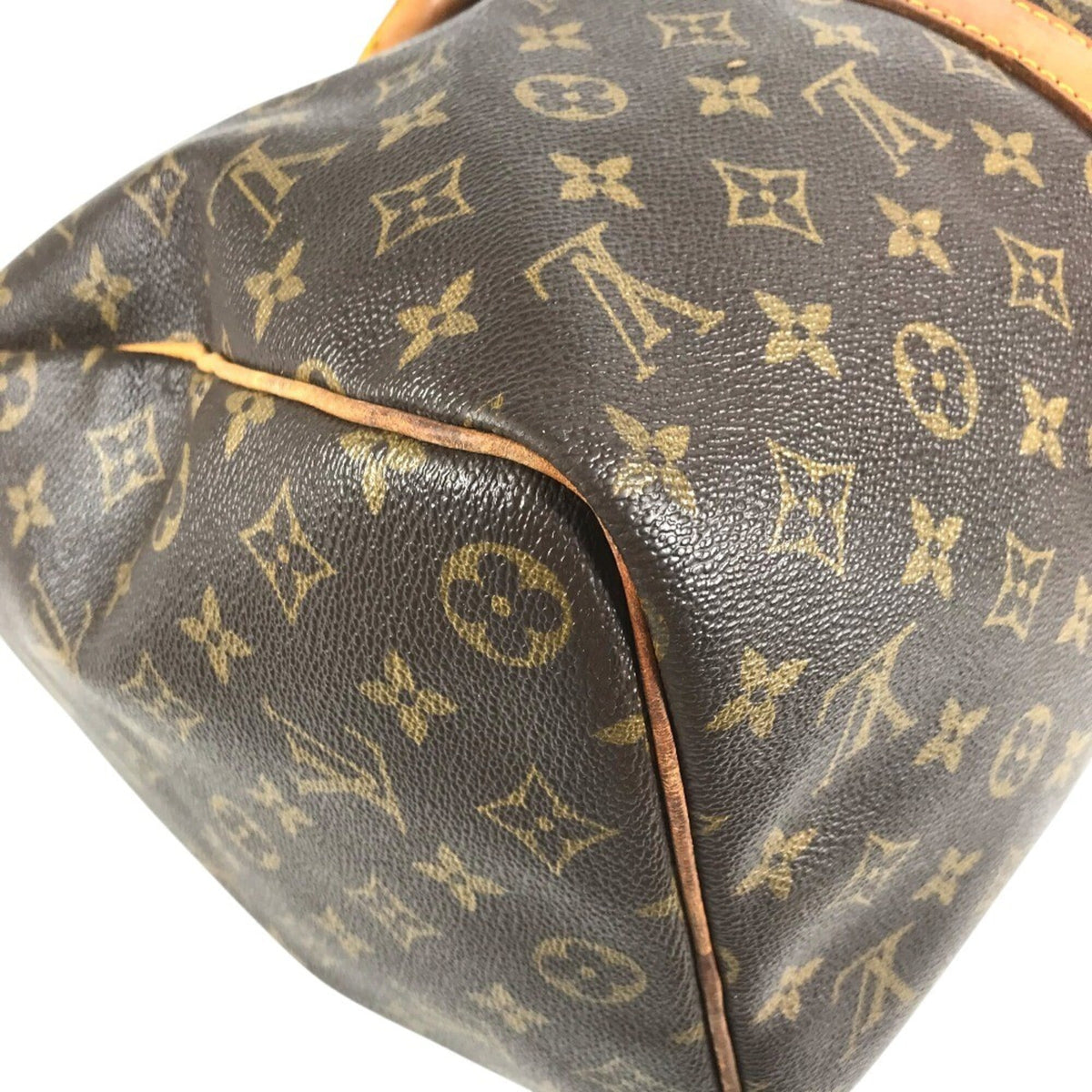 Louis Vuitton Brown Galle Monogram Monogram Boston Bag Handbag (Pre-Owned)