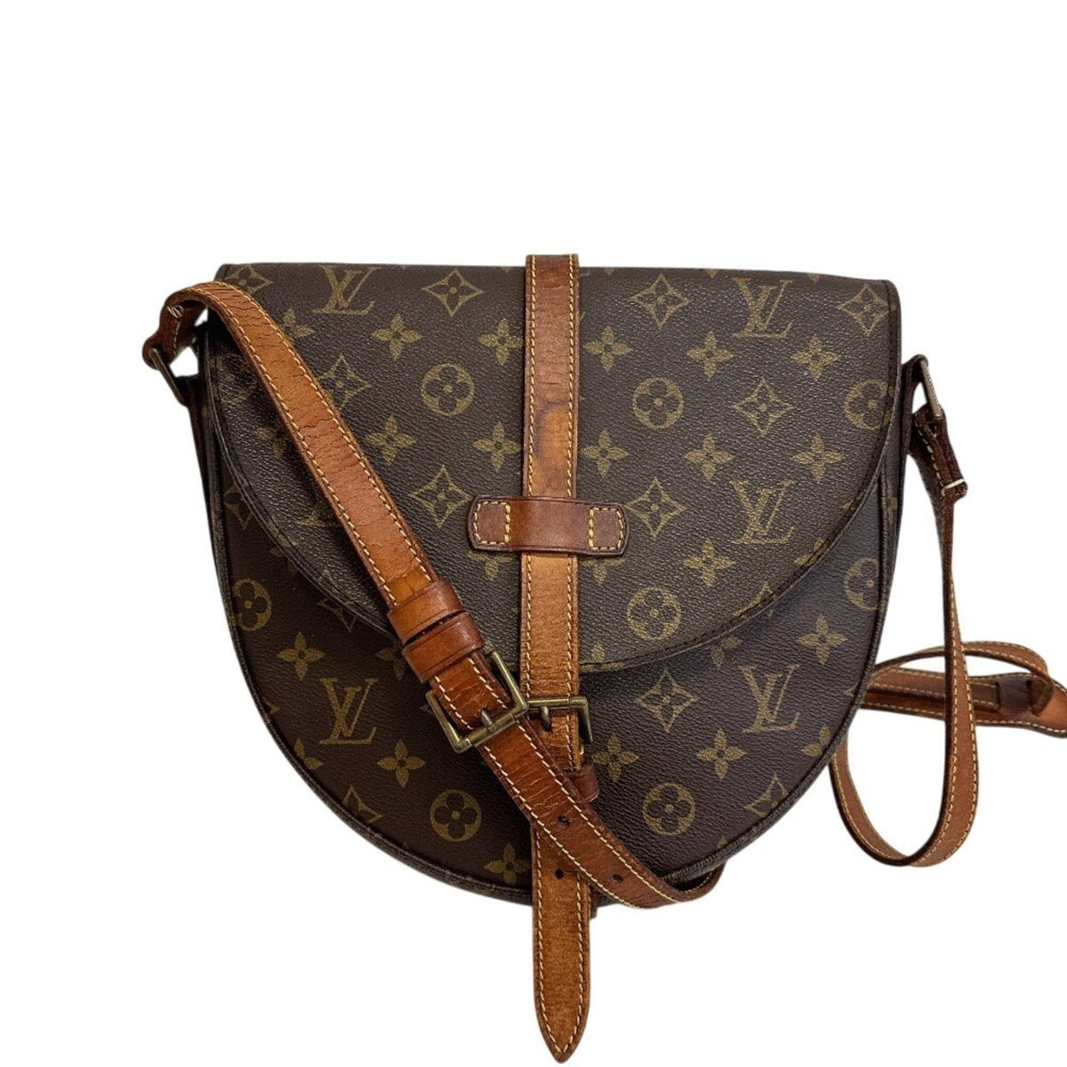 Louis Vuitton Monogram Brown Monogram Leather Shoulder Bag (Pre-Owned)