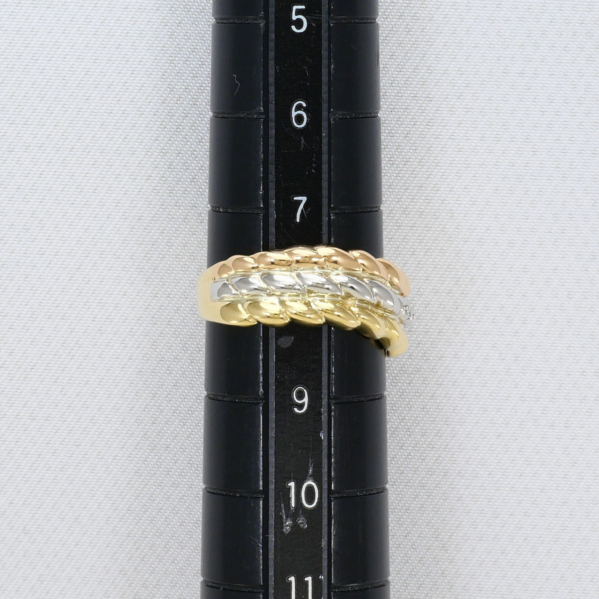 Unbranded Pink Gold Platinum Yellow Gold Yellow Gold (18K) Pink Gold (18K) Platinum 900 Band Ring (Pre-Owned)