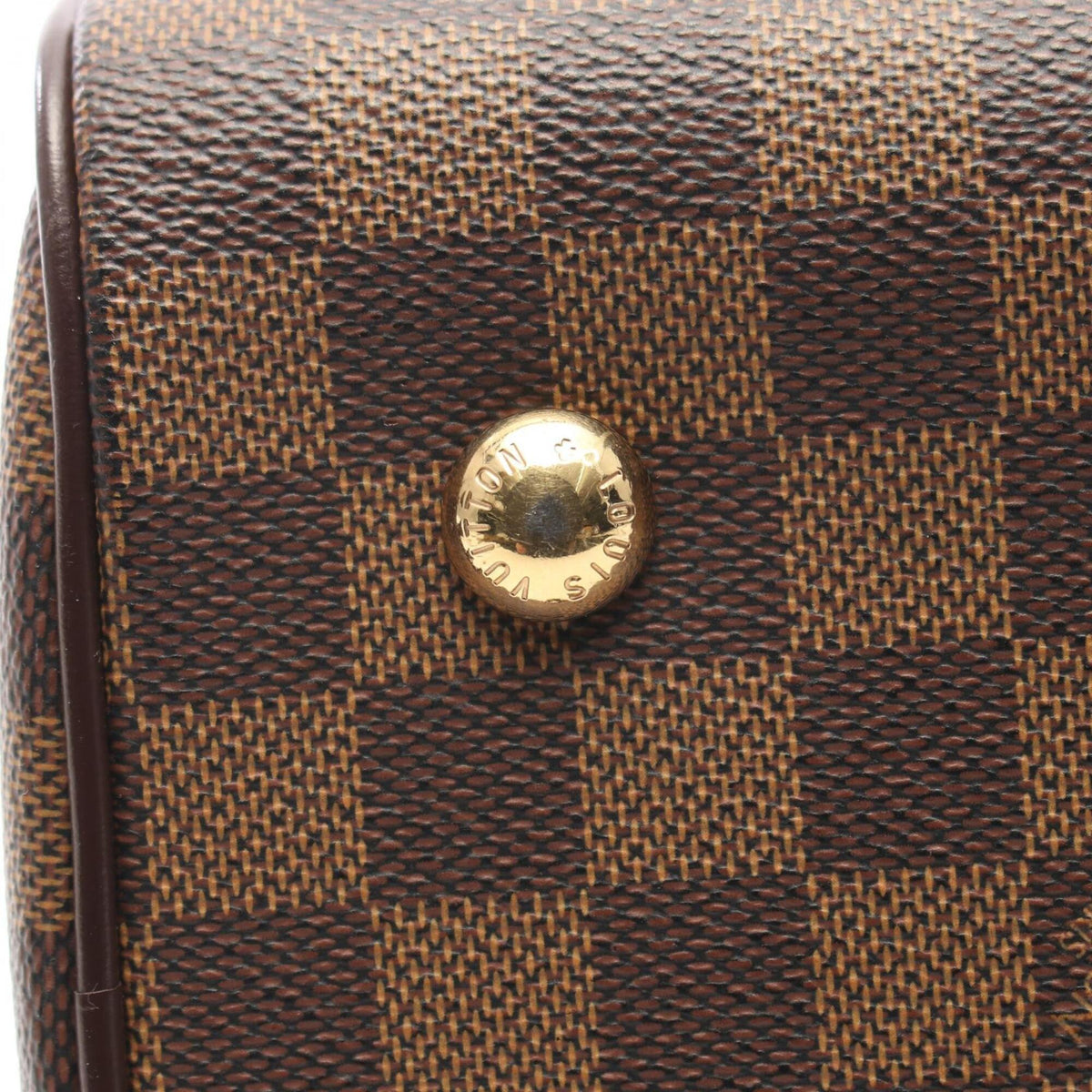 Louis Vuitton Brown Damier Canvas Coated Canvas Handbag (Pre-Owned)