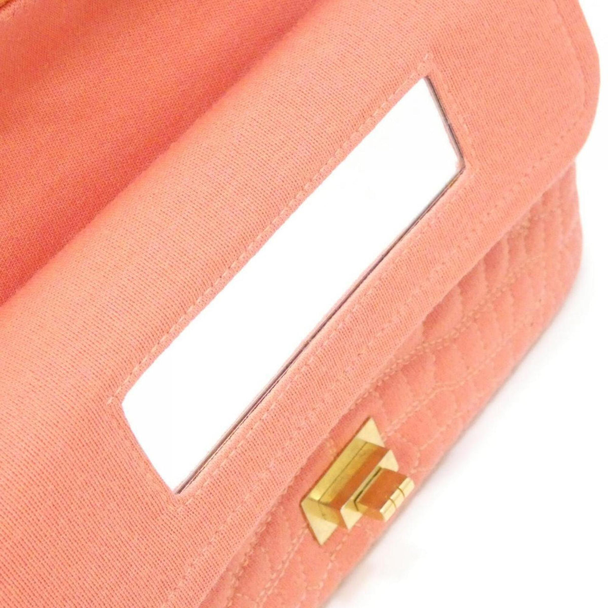 Chanel Pink Canvas Shoulder Bag (Pre-Owned)