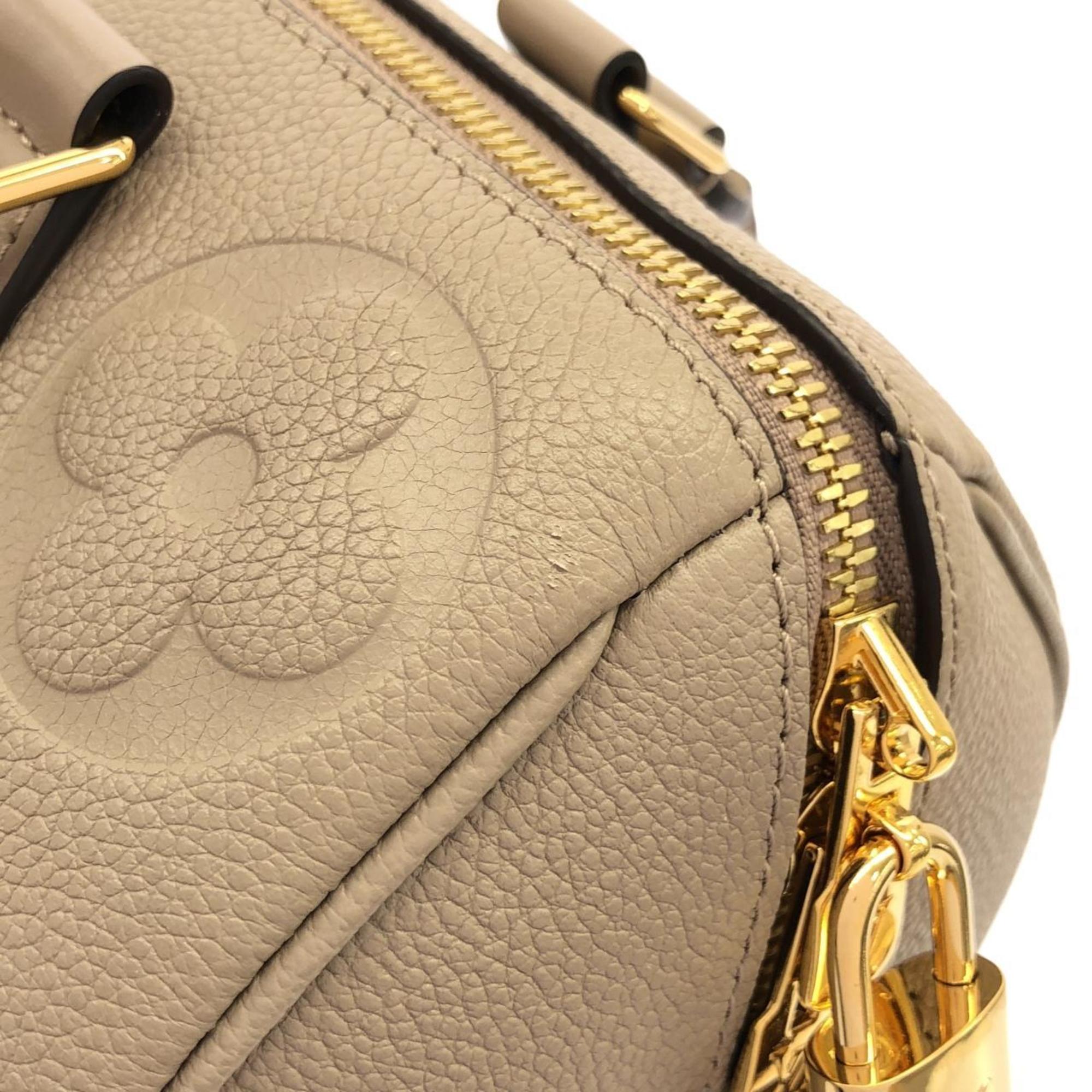 Louis Vuitton Monogram Empreinte Tourterelle Leather Boston Bag (Pre-Owned)