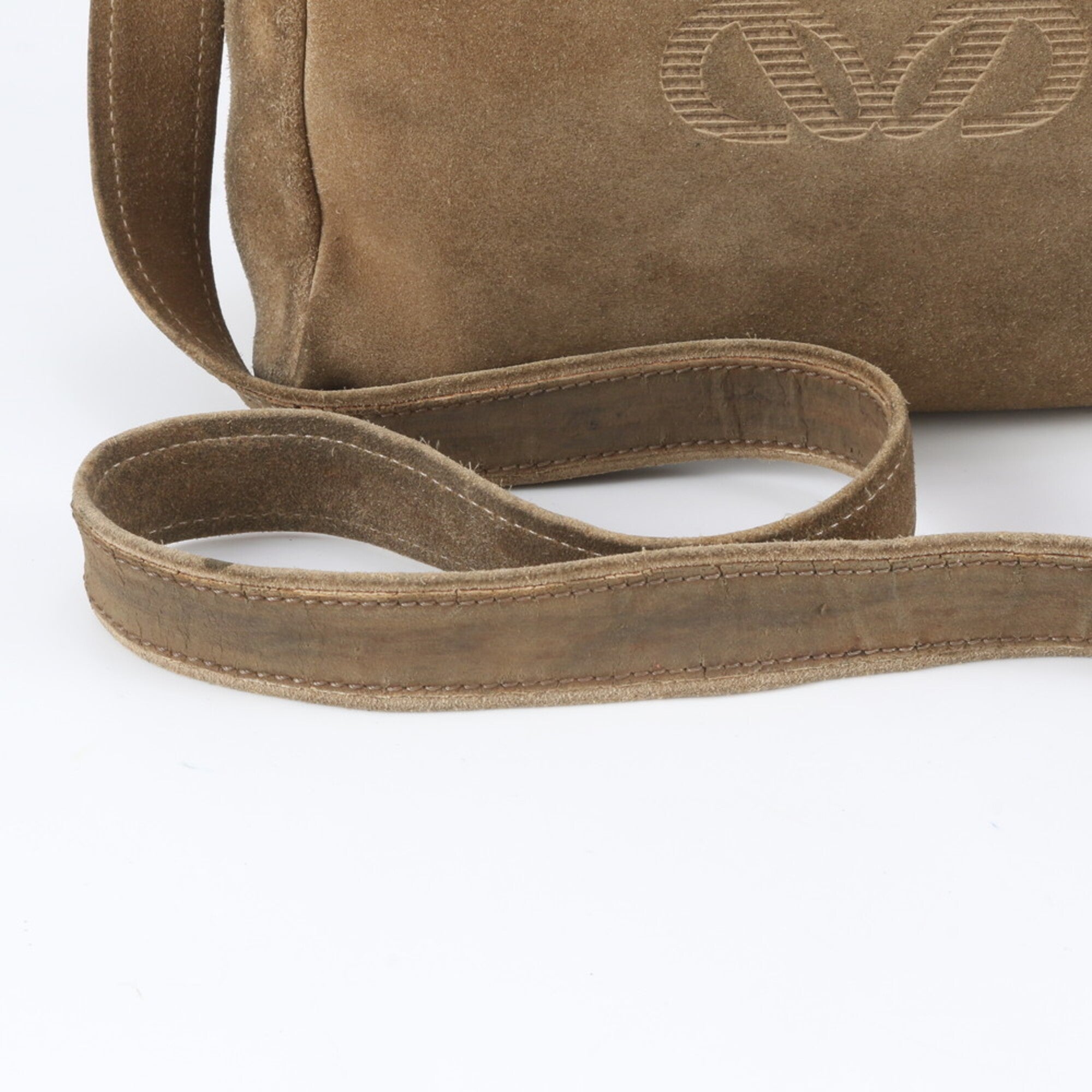 Loewe Beige Leather Shoulder Bag Tote Bag (Pre-Owned)