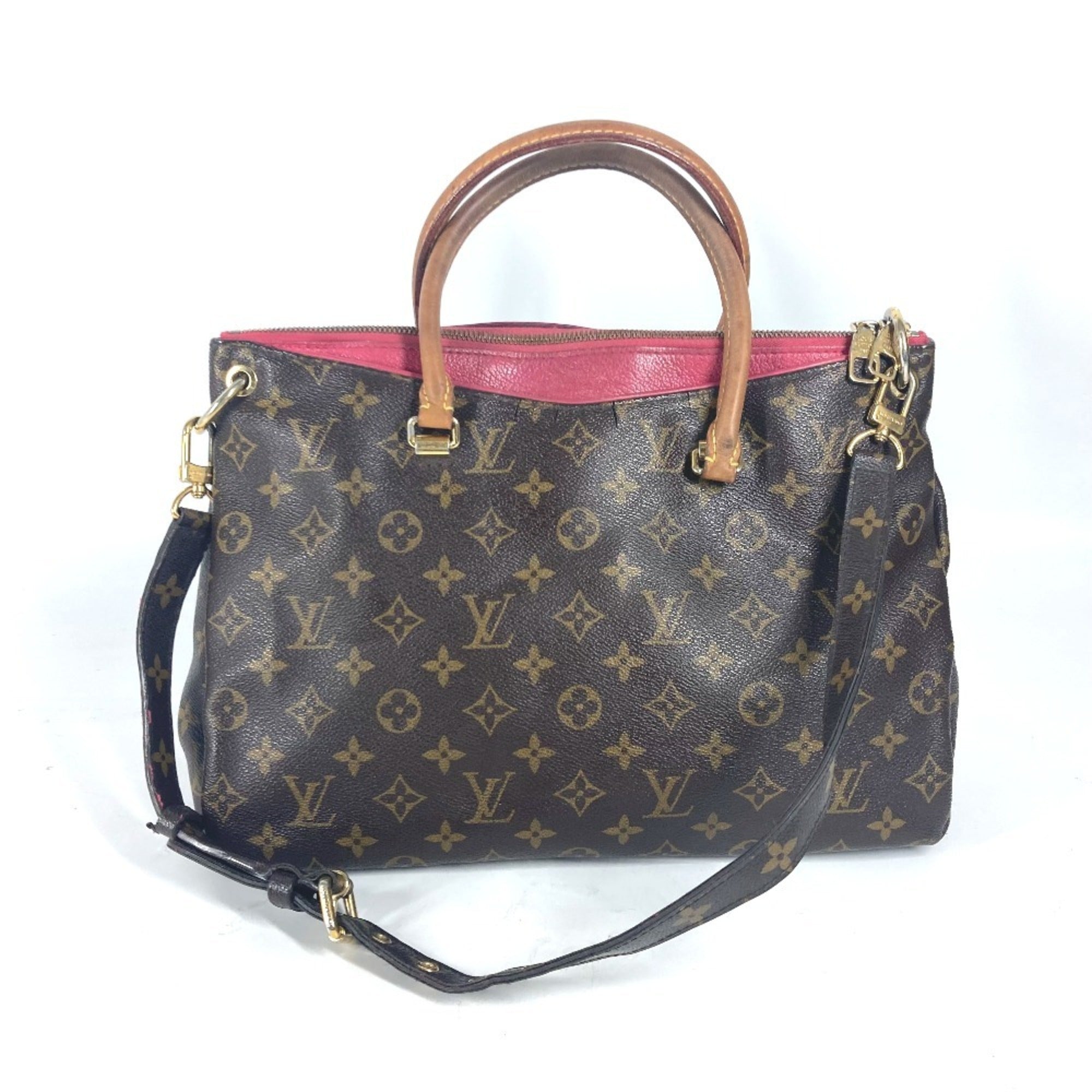 Louis Vuitton Brown Dahlia Monogram Pink Monogram Handbag Shoulder Bag Tote Bag (Pre-Owned)
