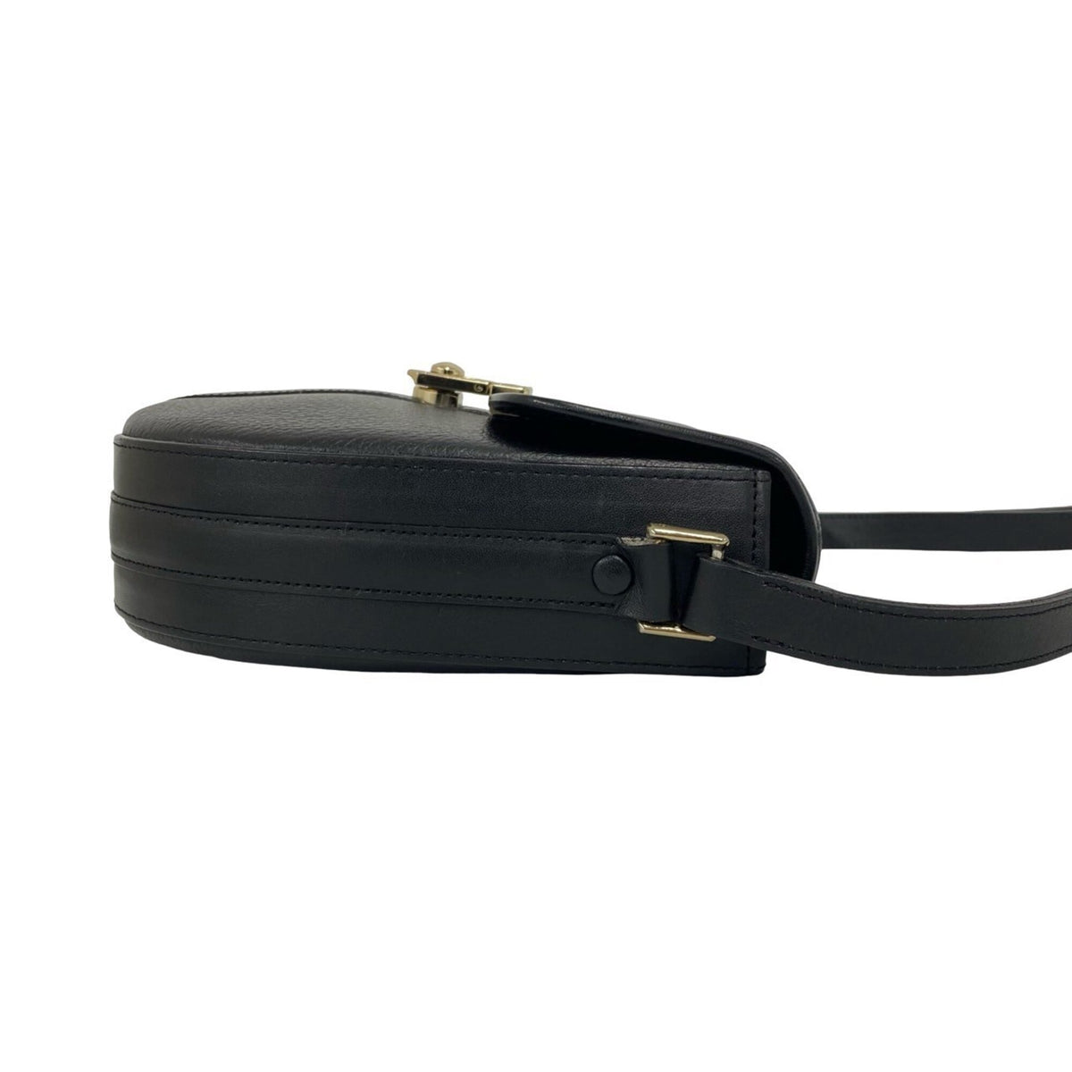 Burberry Black Leather Pochette Shoulder Bag (Pre-Owned)