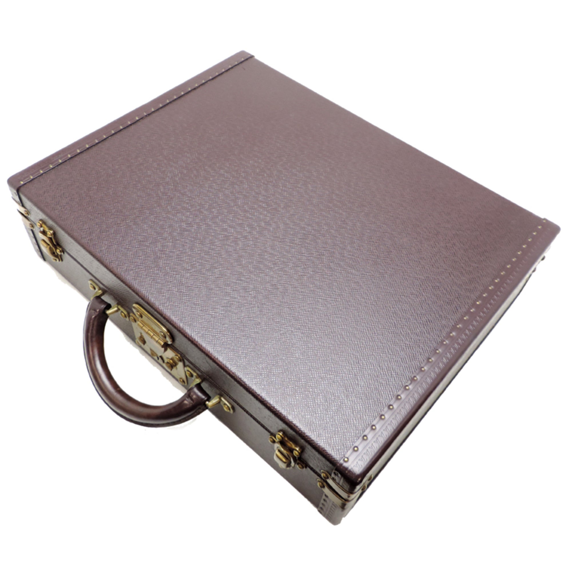 Louis Vuitton Acajou Red Brown Taiga Leather Attaché Case (Pre-Owned)