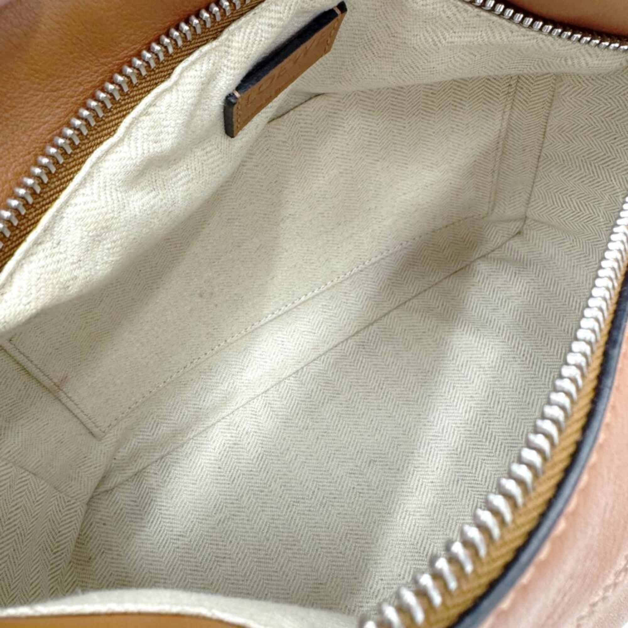 Loewe Brown Leather Shoulder Bag (Pre-Owned)