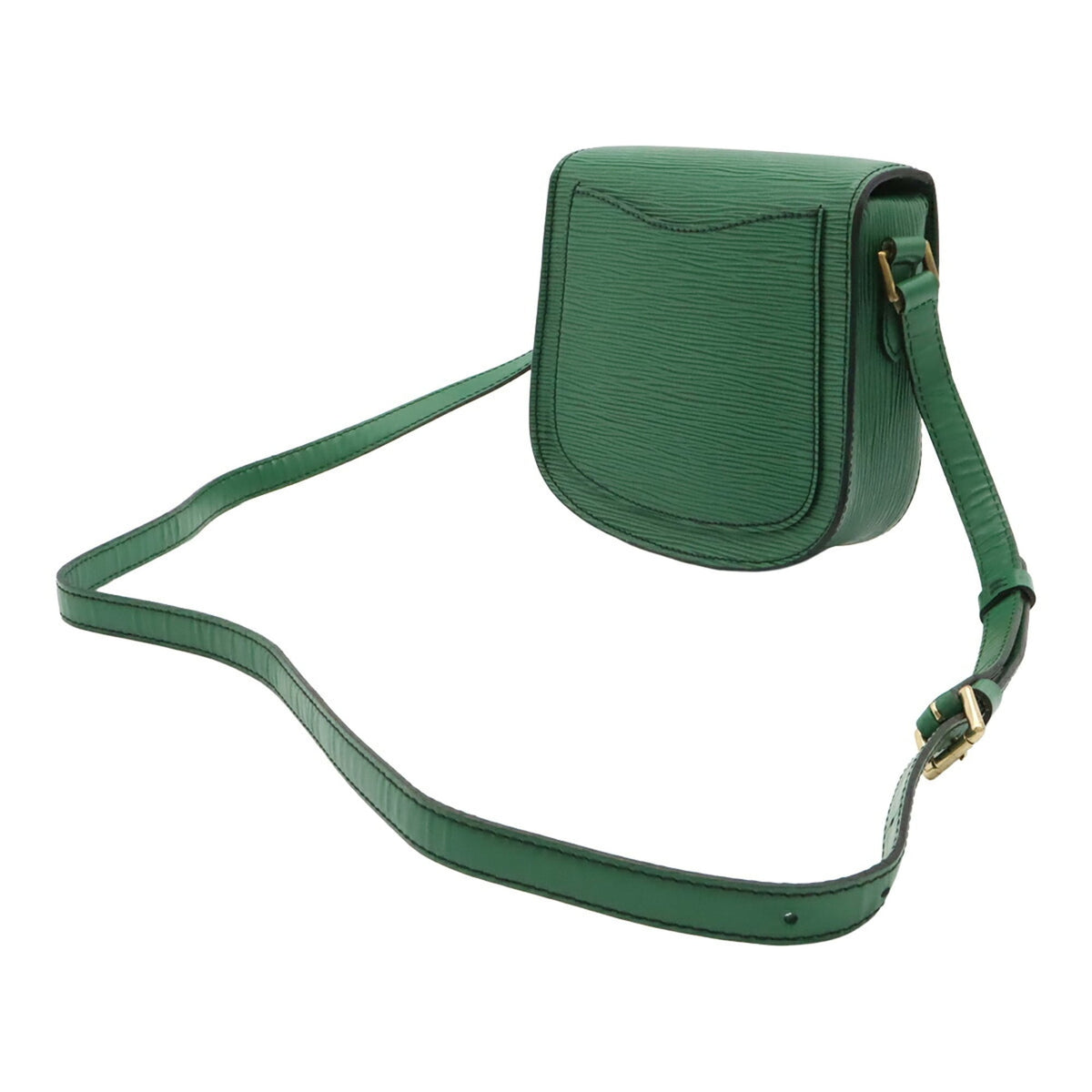 Louis Vuitton Borneo Green Green Epi Leather Pochette Shoulder Bag (Pre-Owned)