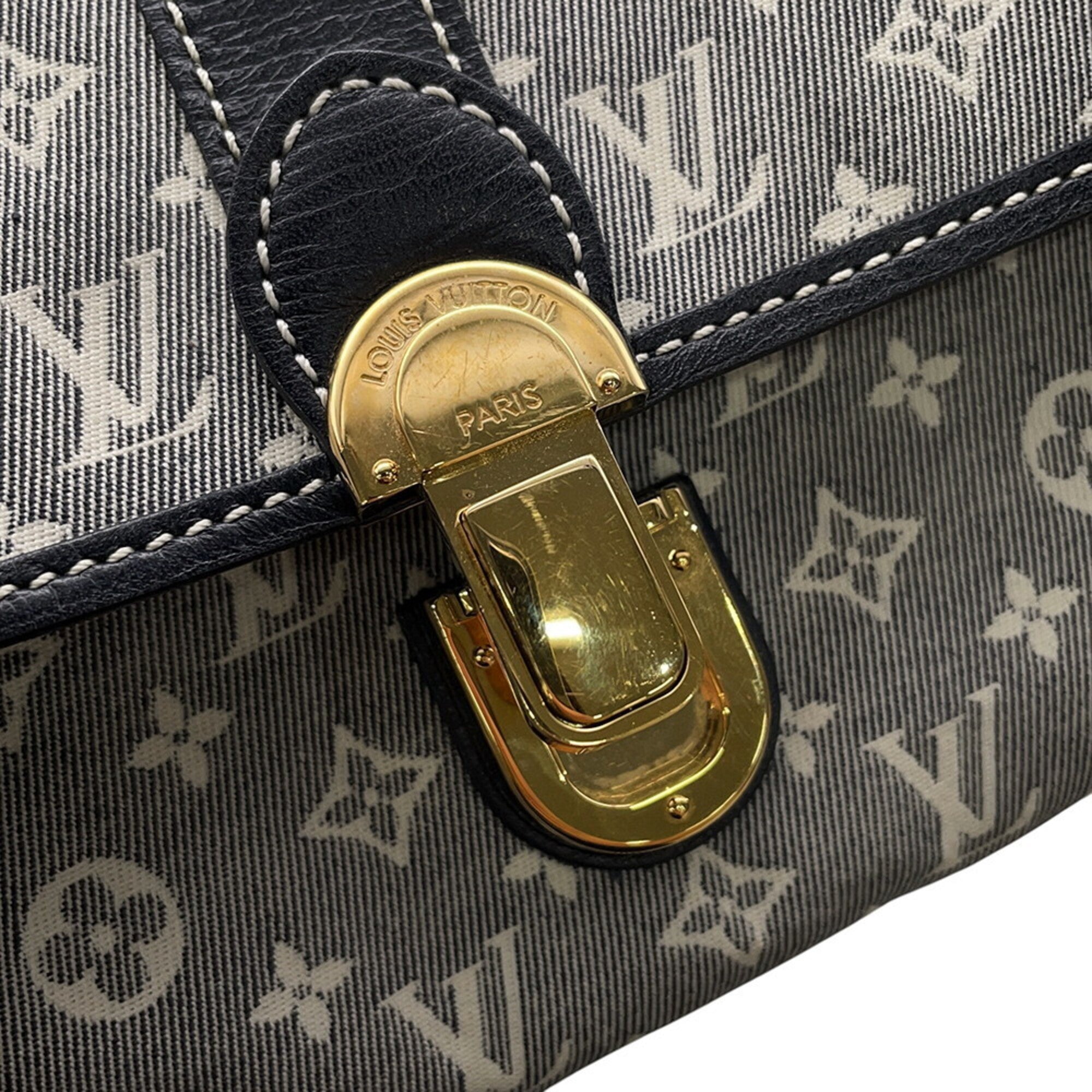 Louis Vuitton Monogram Idylle Gray Navy Monogram Idylle Long Wallet (Bi-Fold) (Pre-Owned)