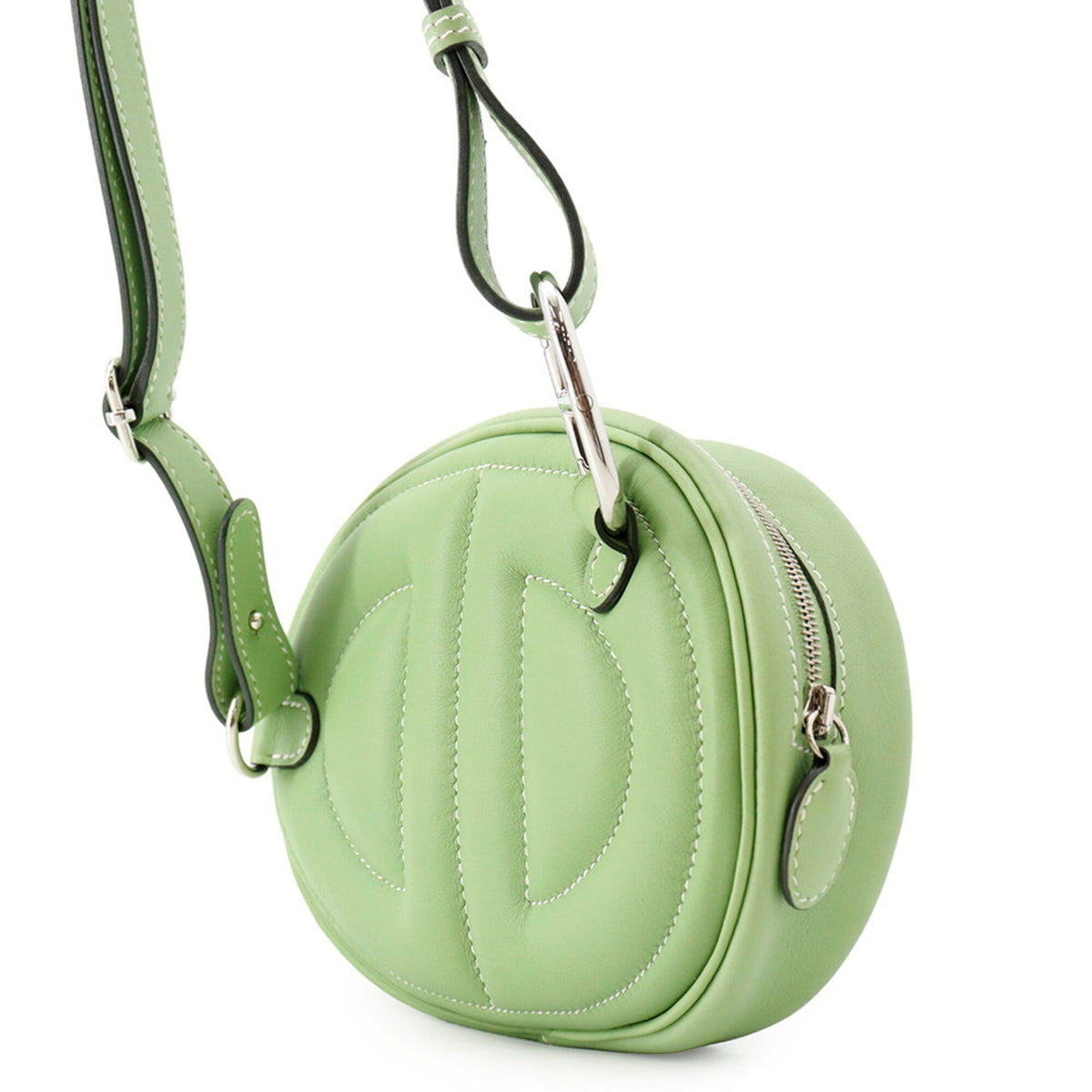 Hermes Bambou Vert Swift Leather Fanny Pack Handbag (Pre-Owned)