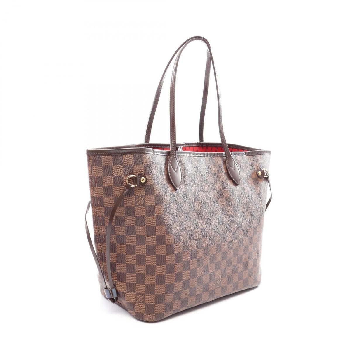 Louis Vuitton Brown Ebene Damier Canvas Coated Canvas Leather Handbag Tote Bag (Pre-Owned)