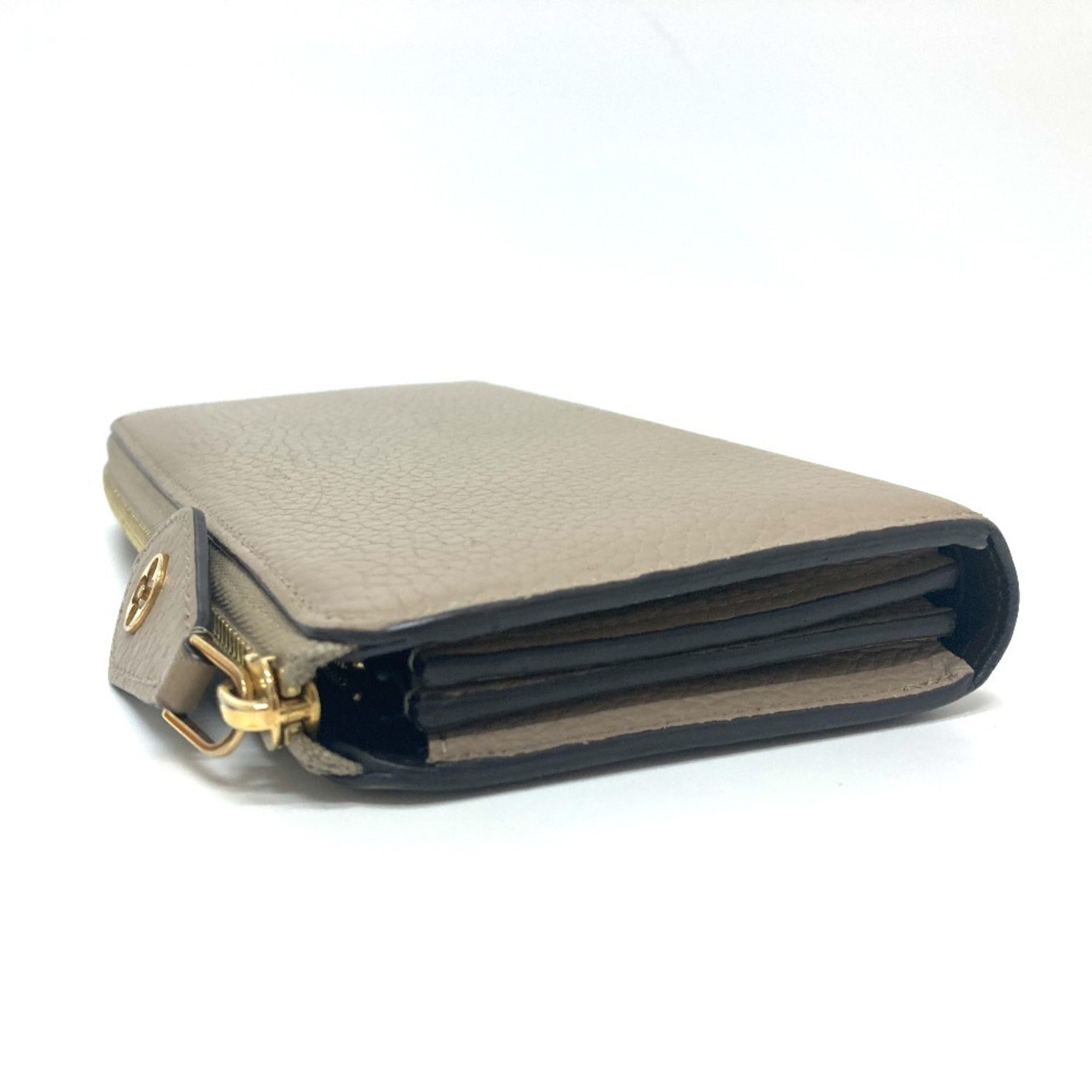 Louis Vuitton Galle Leather Long Wallet (Bi-Fold) (Pre-Owned)