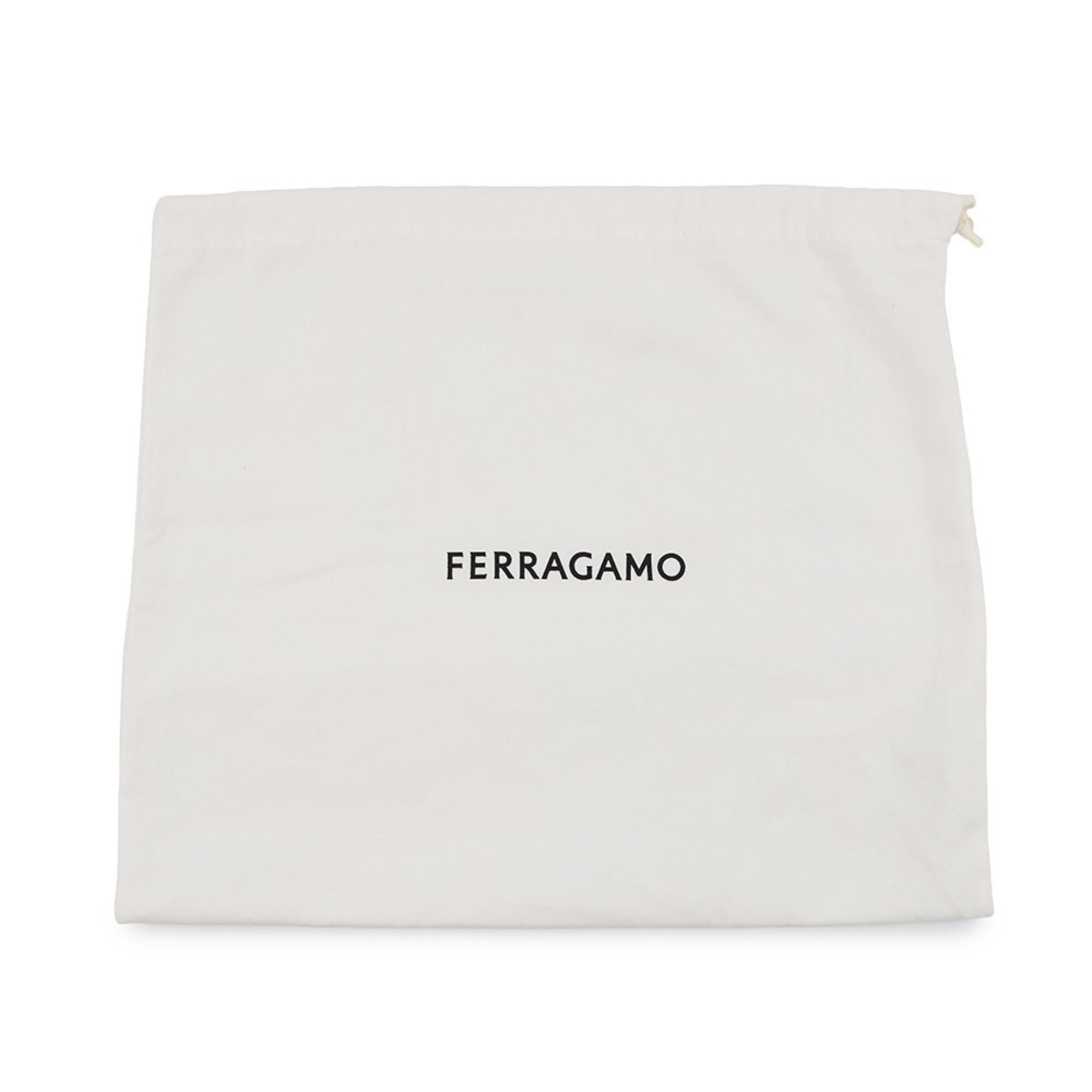 Salvatore Ferragamo White Canvas Handbag (Pre-Owned)