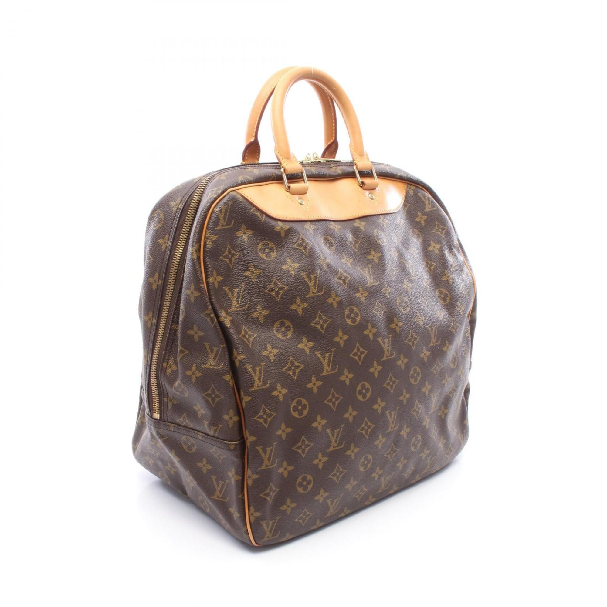 Louis Vuitton Brown Pvc Leather Boston Bag Handbag (Pre-Owned)