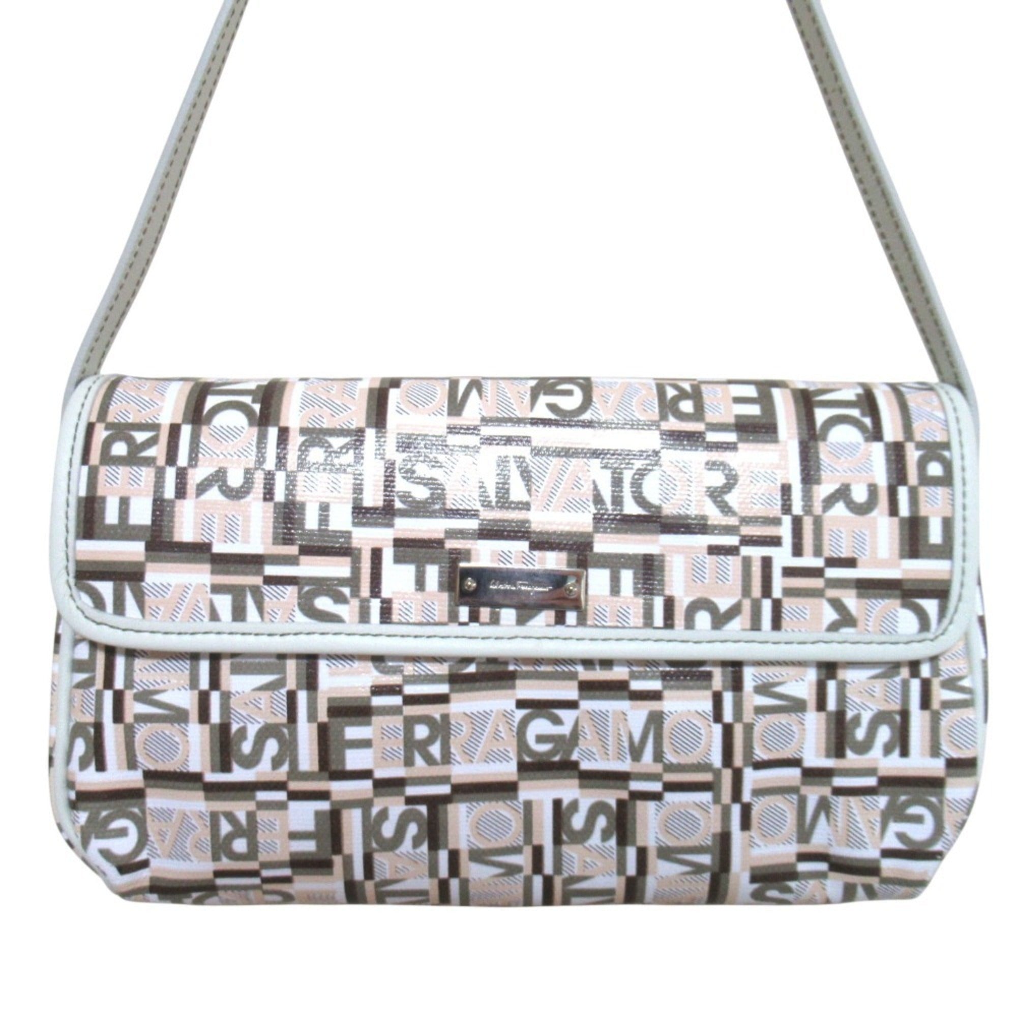 Salvatore Ferragamo Multi-Color Pvc Shoulder Bag (Pre-Owned)