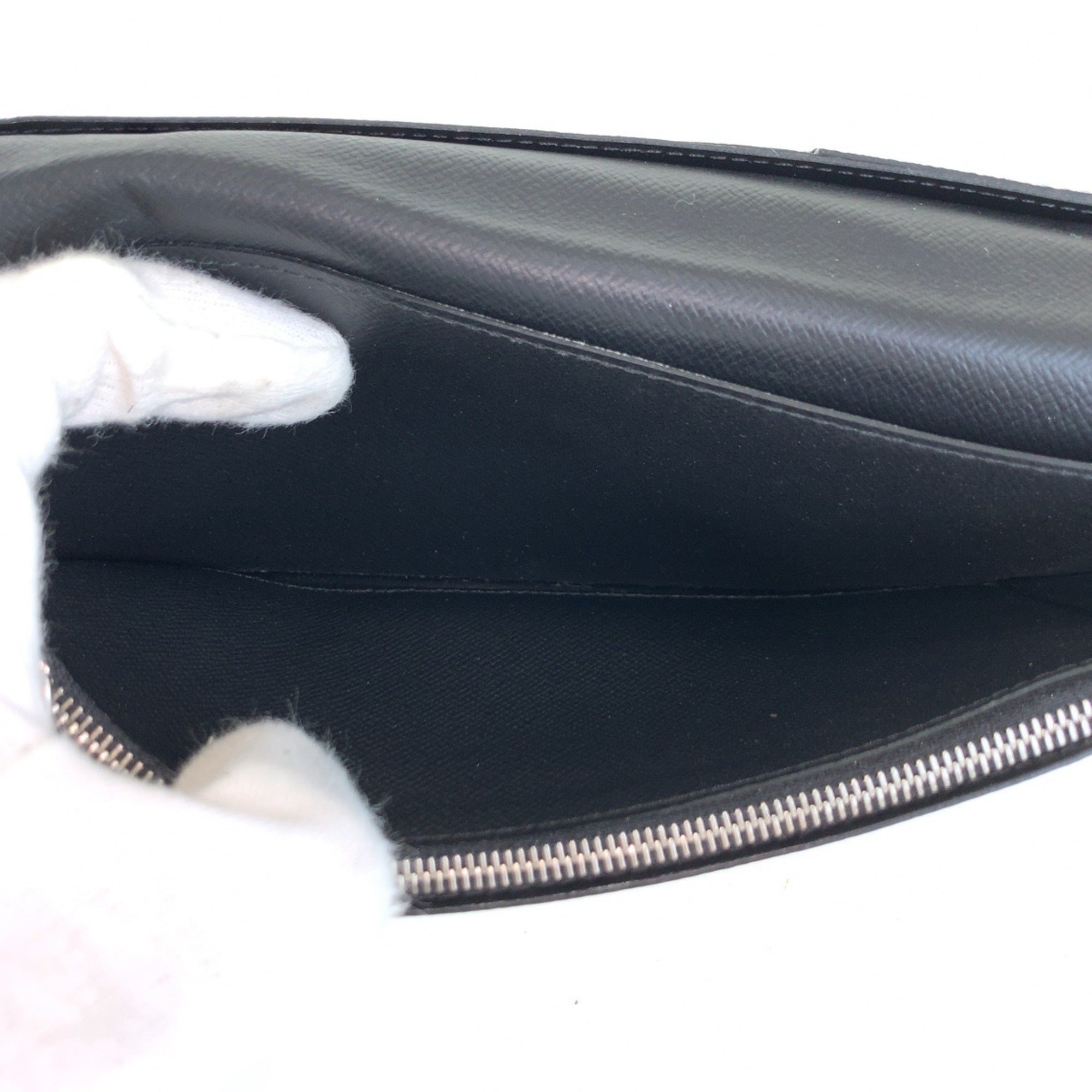 Louis Vuitton Black Brown Monogram Macassar Pvc Long Wallet (Bi-Fold) (Pre-Owned)
