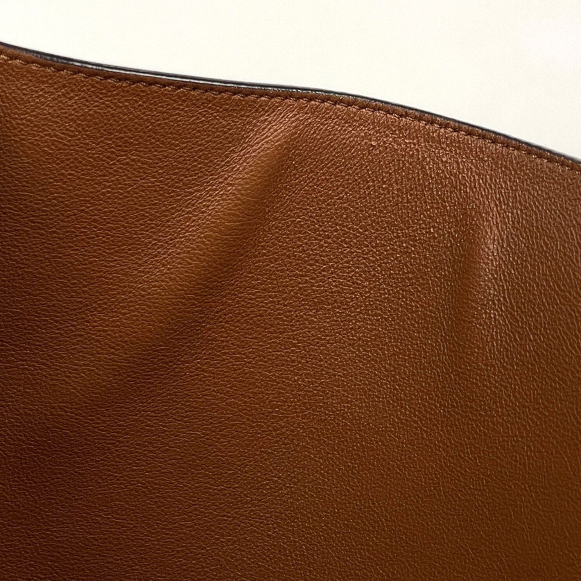 Celine Cabas Brown Leather Tote Bag (Pre-Owned)
