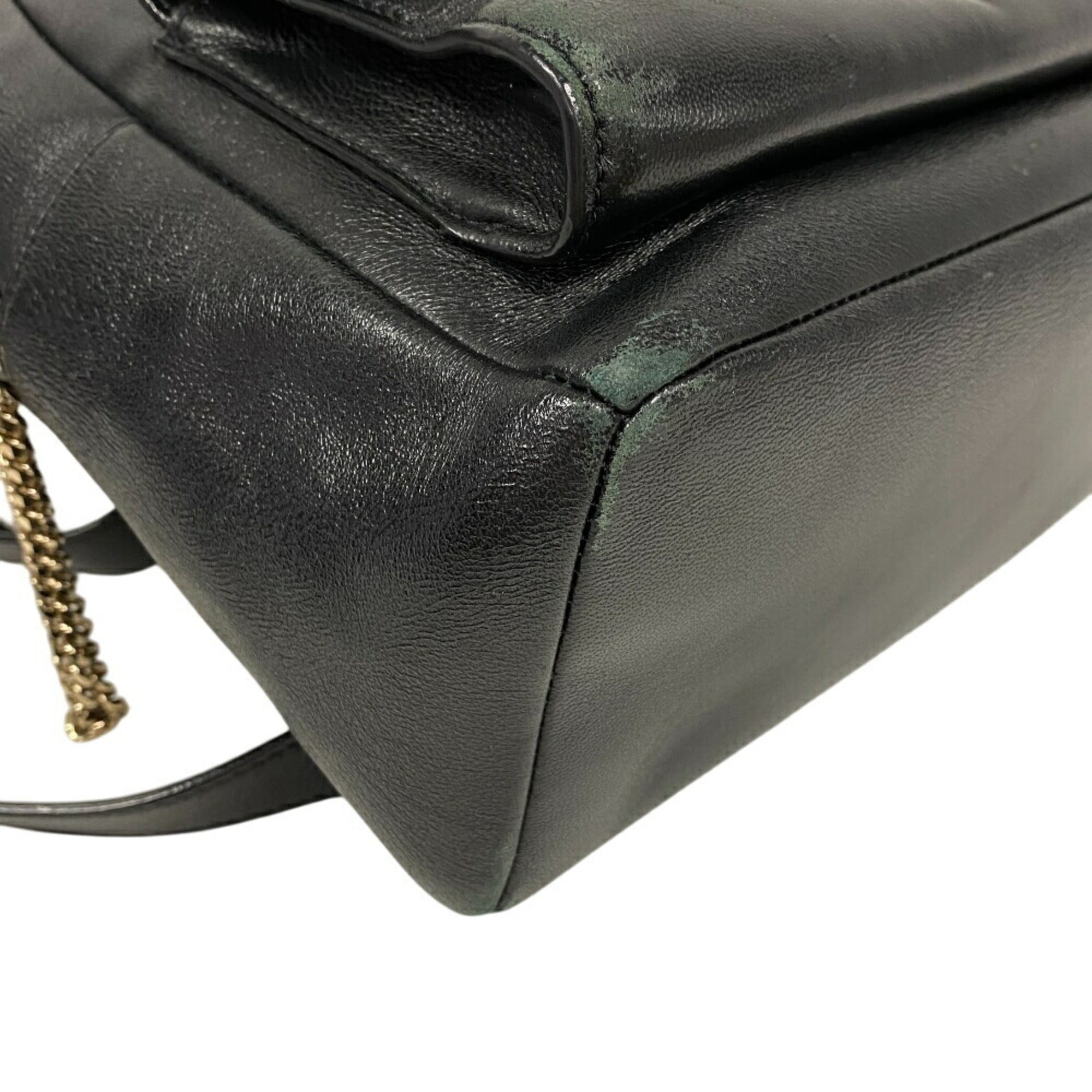 Jimmy Choo Black Leather Backpack (Pre-Owned)