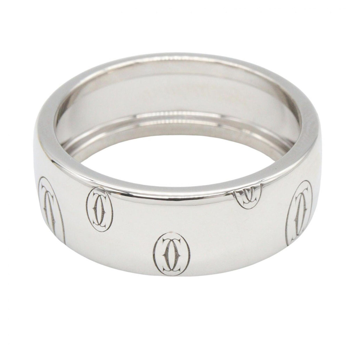 Cartier Silver White Gold (18K) Band Ring (Pre-Owned)