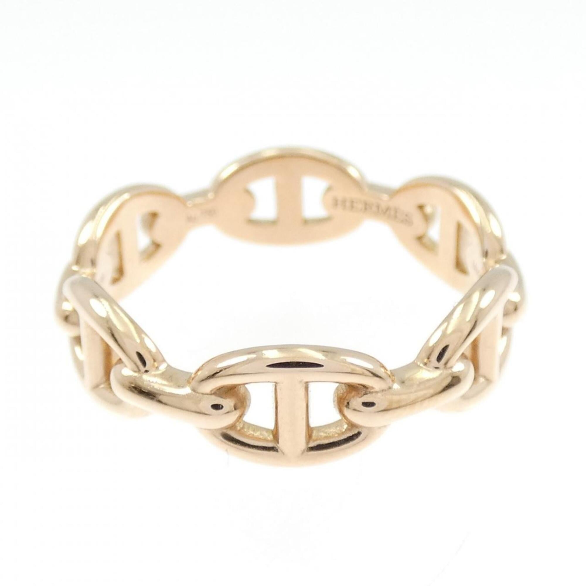 Hermes Pink Gold (18K) Band Ring (Pre-Owned)