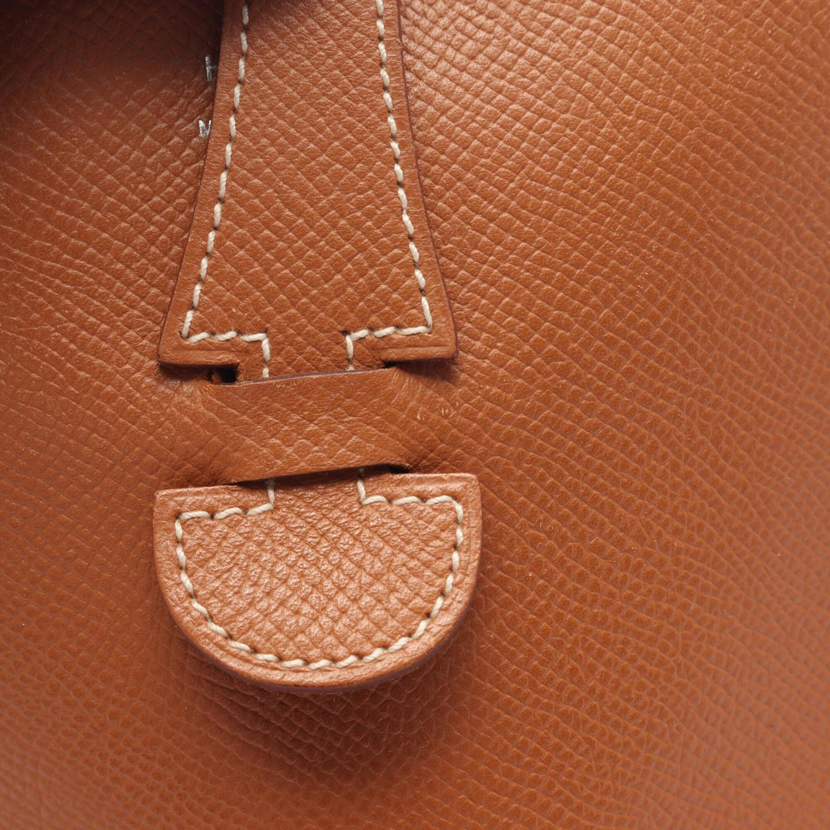 Hermes Brown Epsom Leather Handbag Shoulder Bag (Pre-Owned)