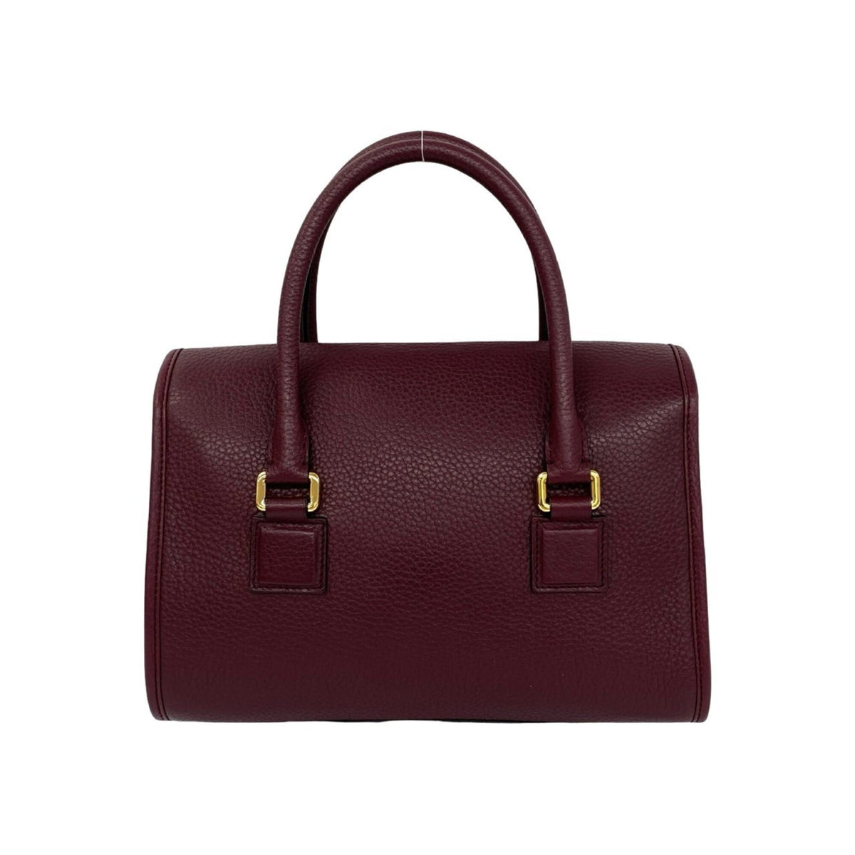 Loewe Bordeaux Wine Leather Handbag Shoulder Bag Tote Bag (Pre-Owned)