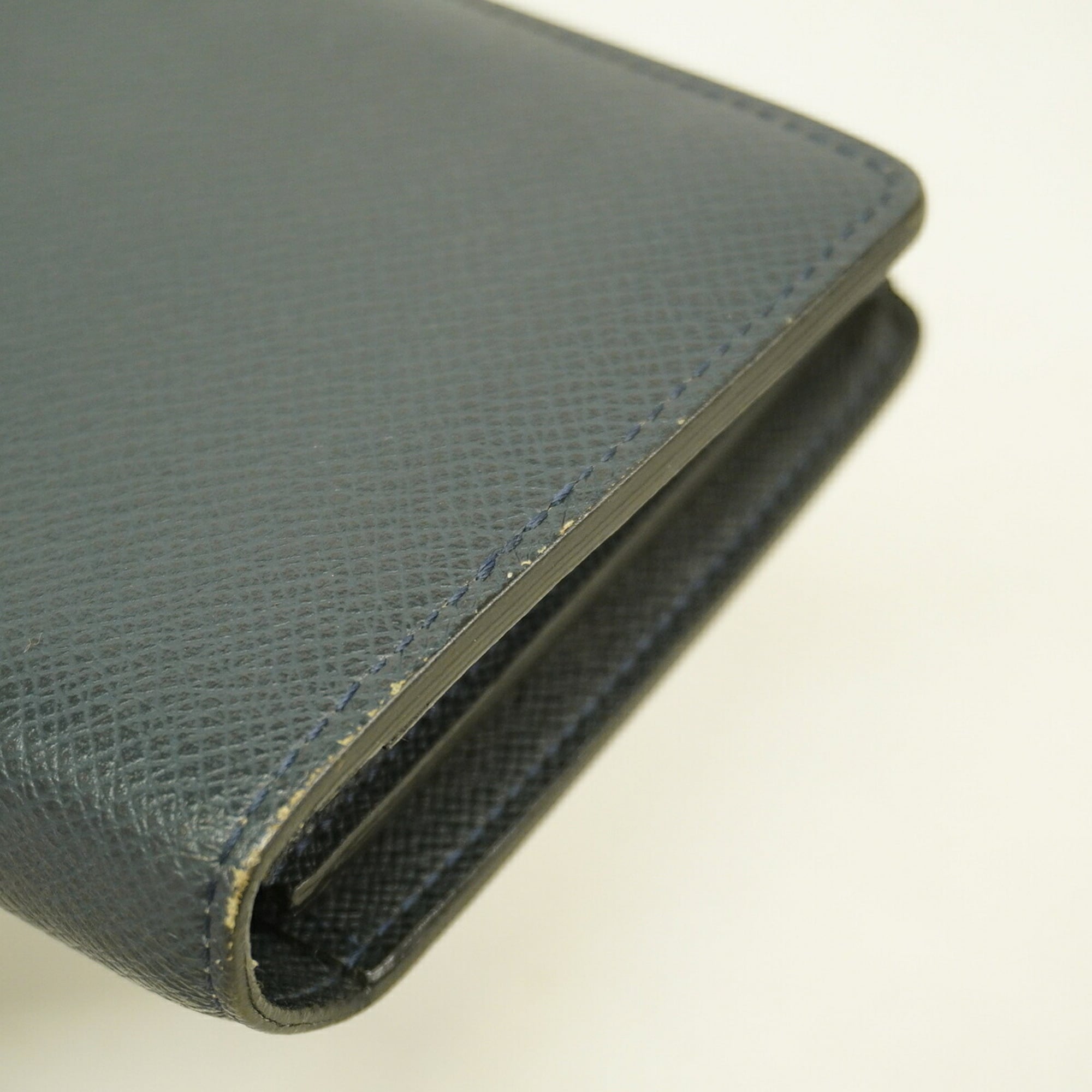 Louis Vuitton Navy Blue Long Wallet (Bi-Fold) (Pre-Owned)
