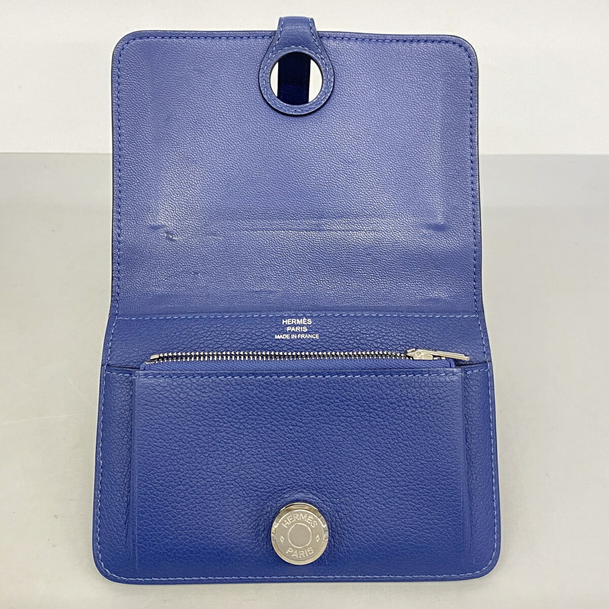 Hermes Blue Coin Purse/Coin Case (Pre-Owned)