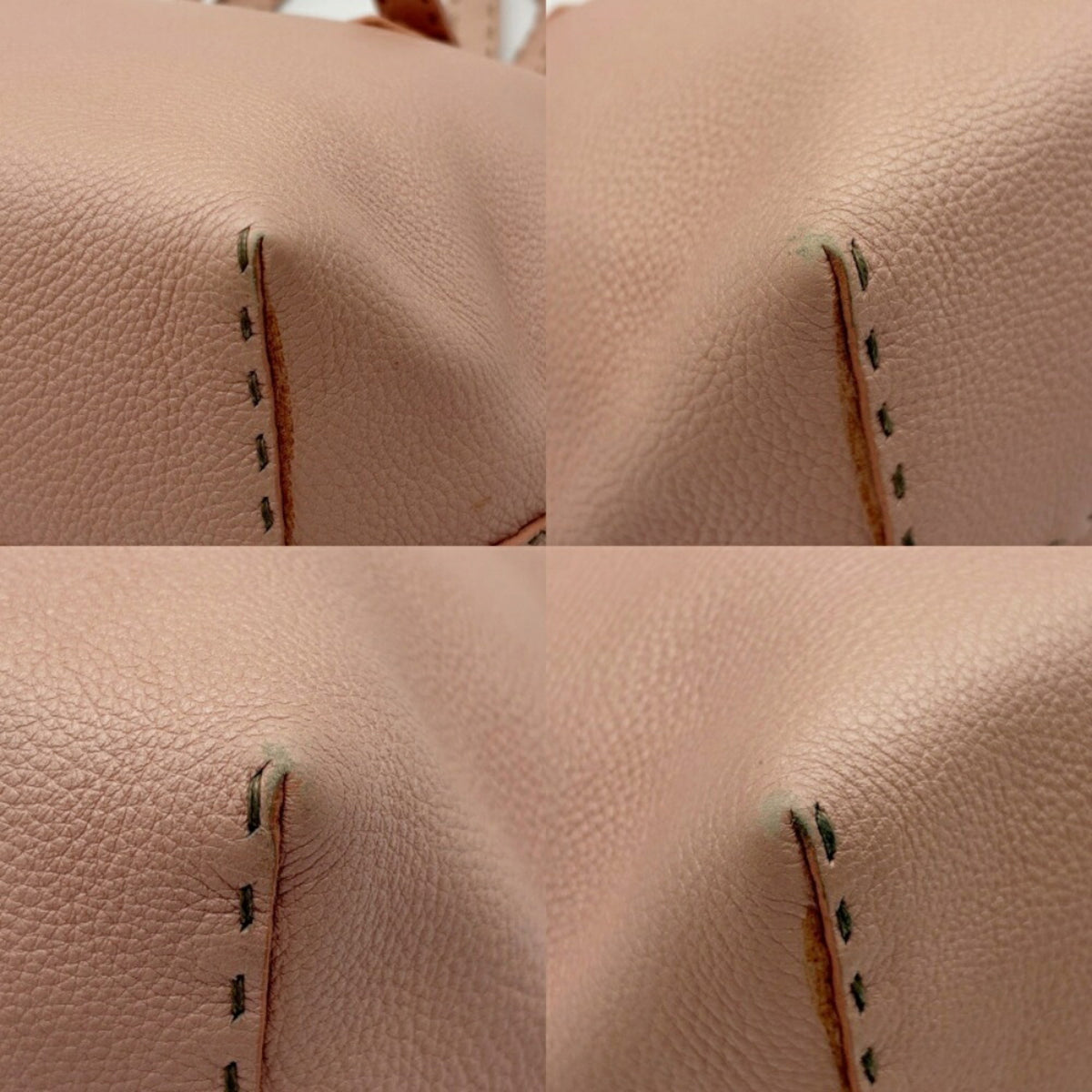 Fendi Pink Leather Tote Bag (Pre-Owned)