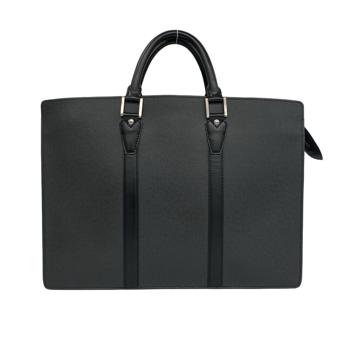Louis Vuitton Black Leather Briefcase (Pre-Owned)