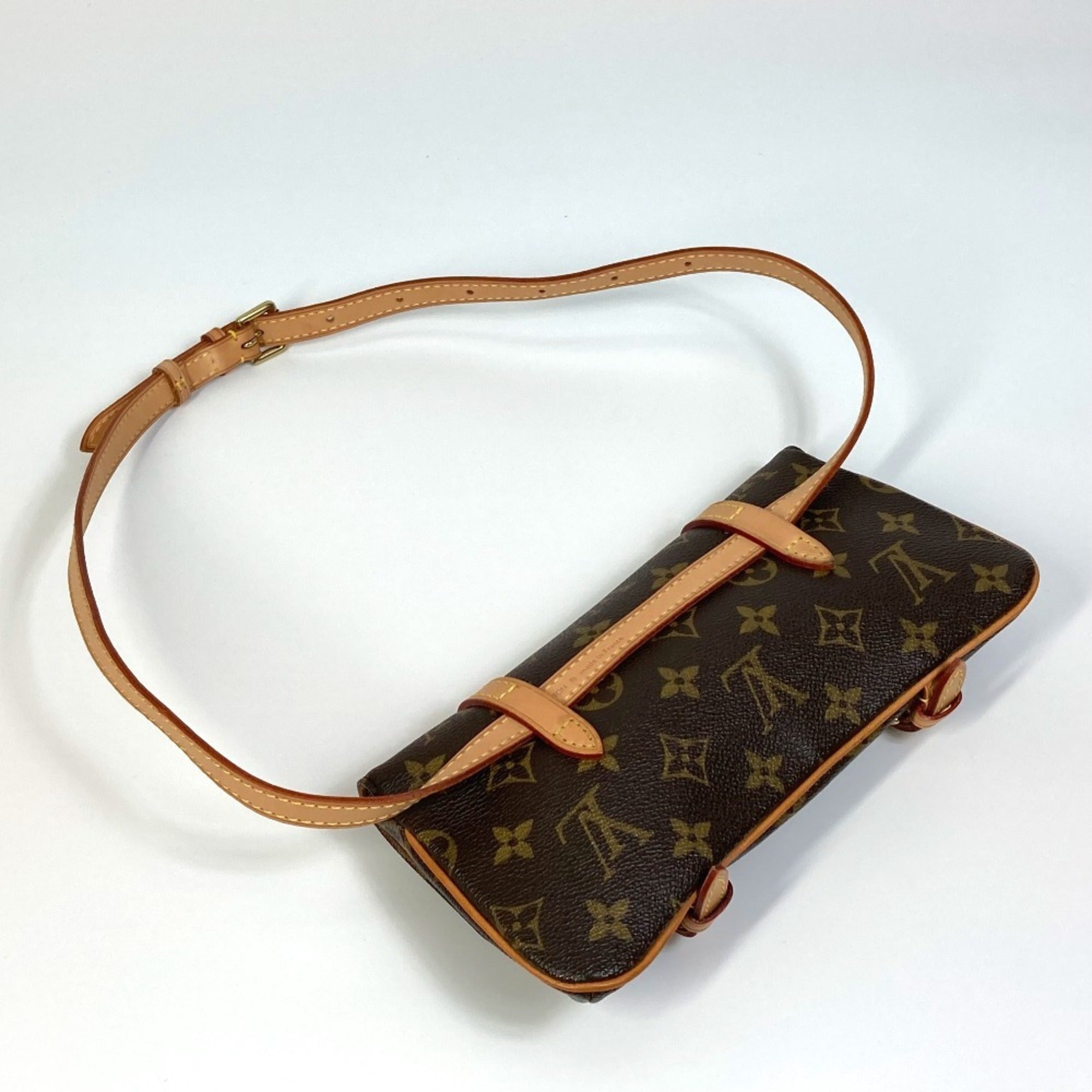 Louis Vuitton Monogram Brown Monogram Fanny Pack Pochette (Pre-Owned)