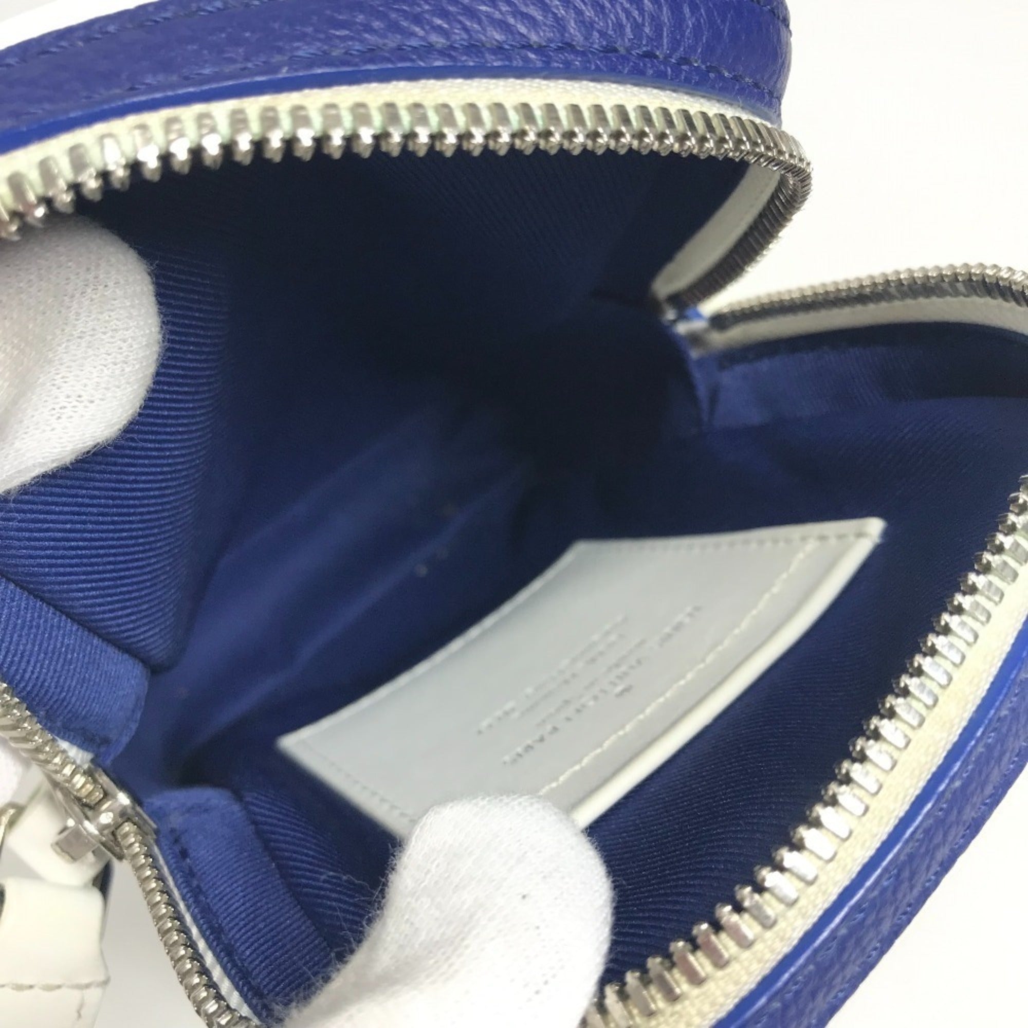 Louis Vuitton Blue White Leather Shoulder Bag (Pre-Owned)