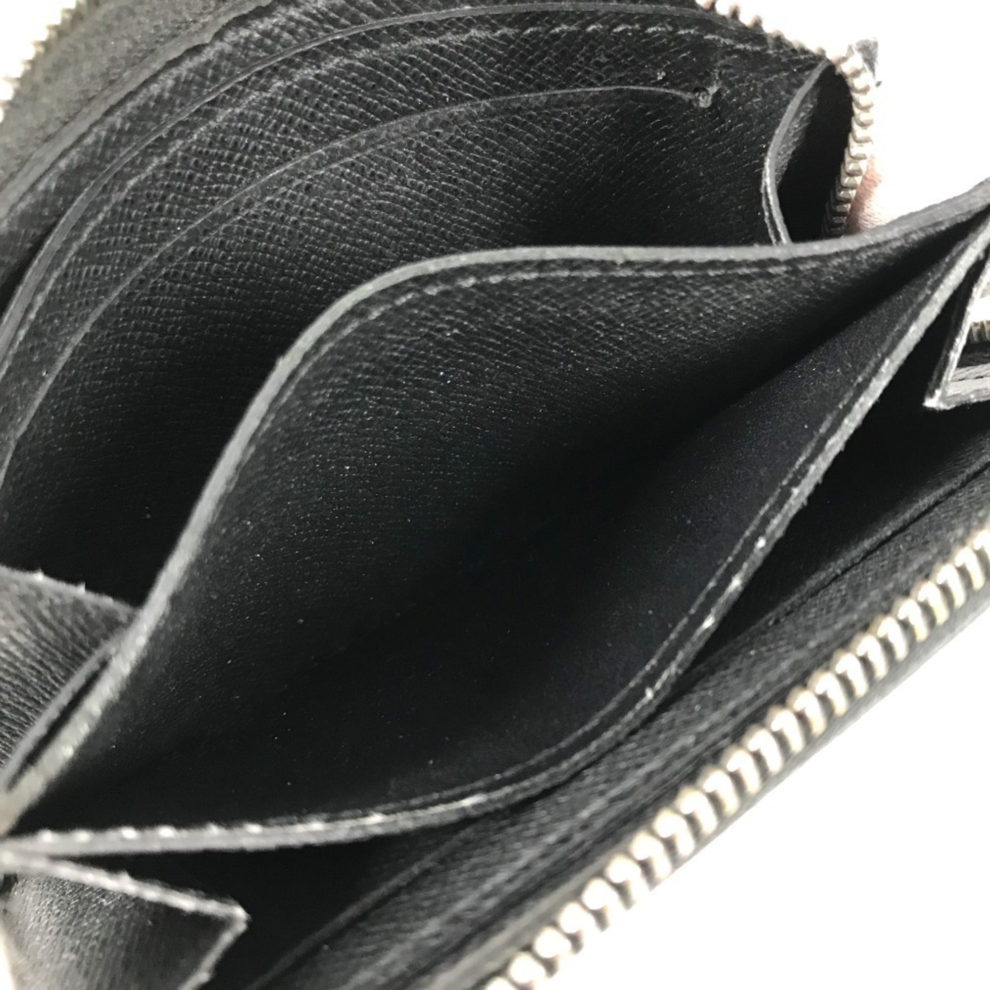 Louis Vuitton Taiga Ardoise Black Taiga Leather Coin Purse/Coin Case (Pre-Owned)