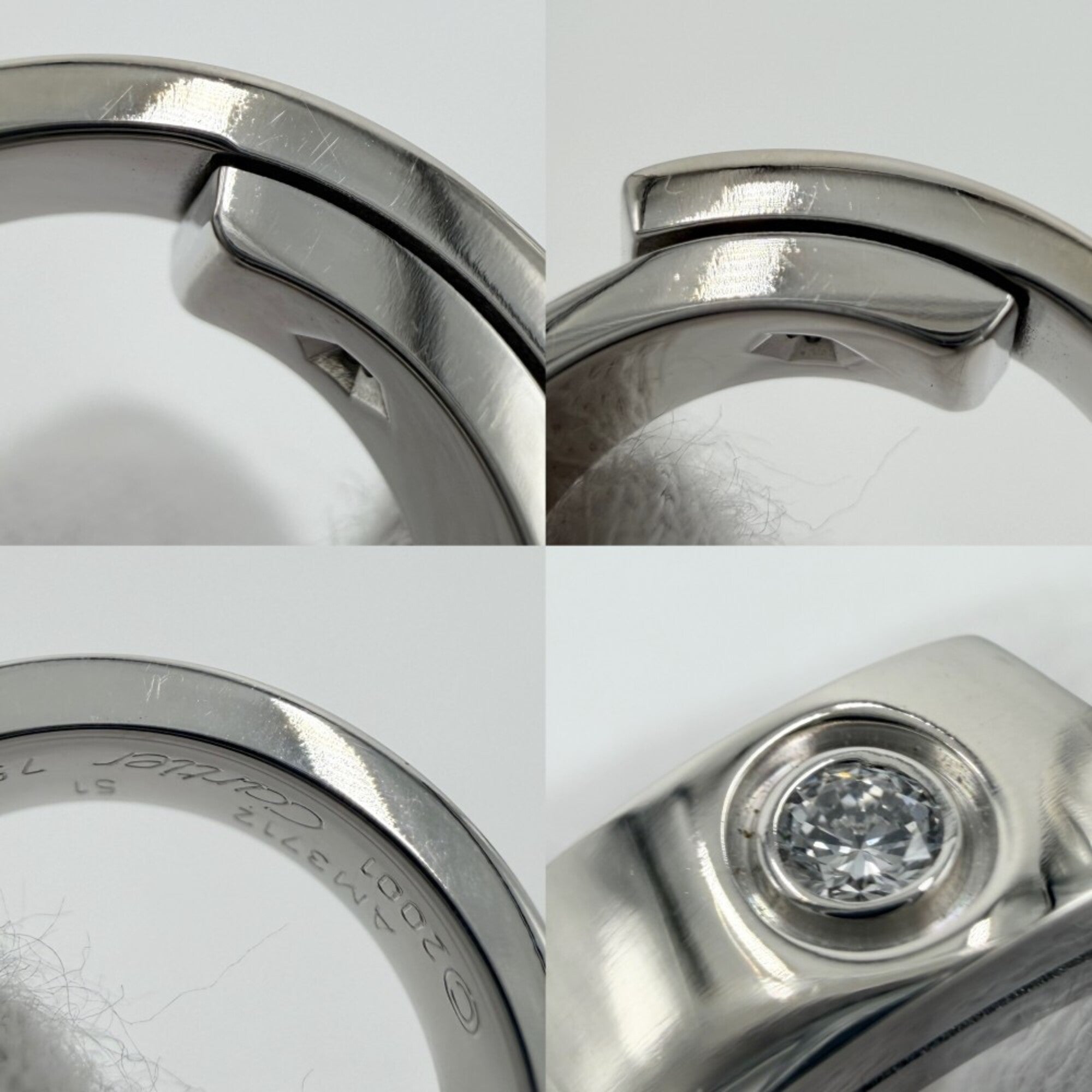 Cartier White Gold (18K) Band Ring (Pre-Owned)