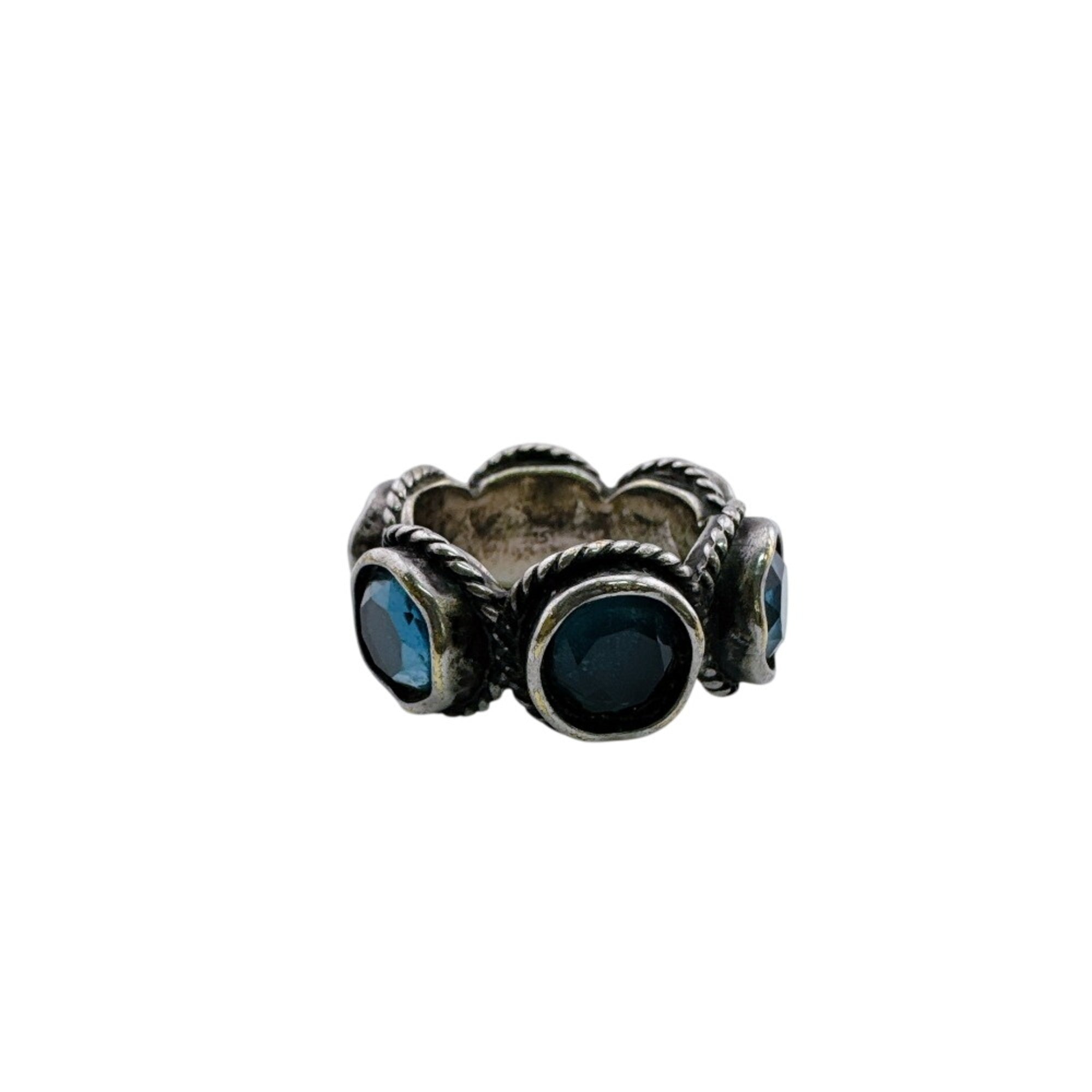 Gucci Silver Silver Band Ring (Pre-Owned)